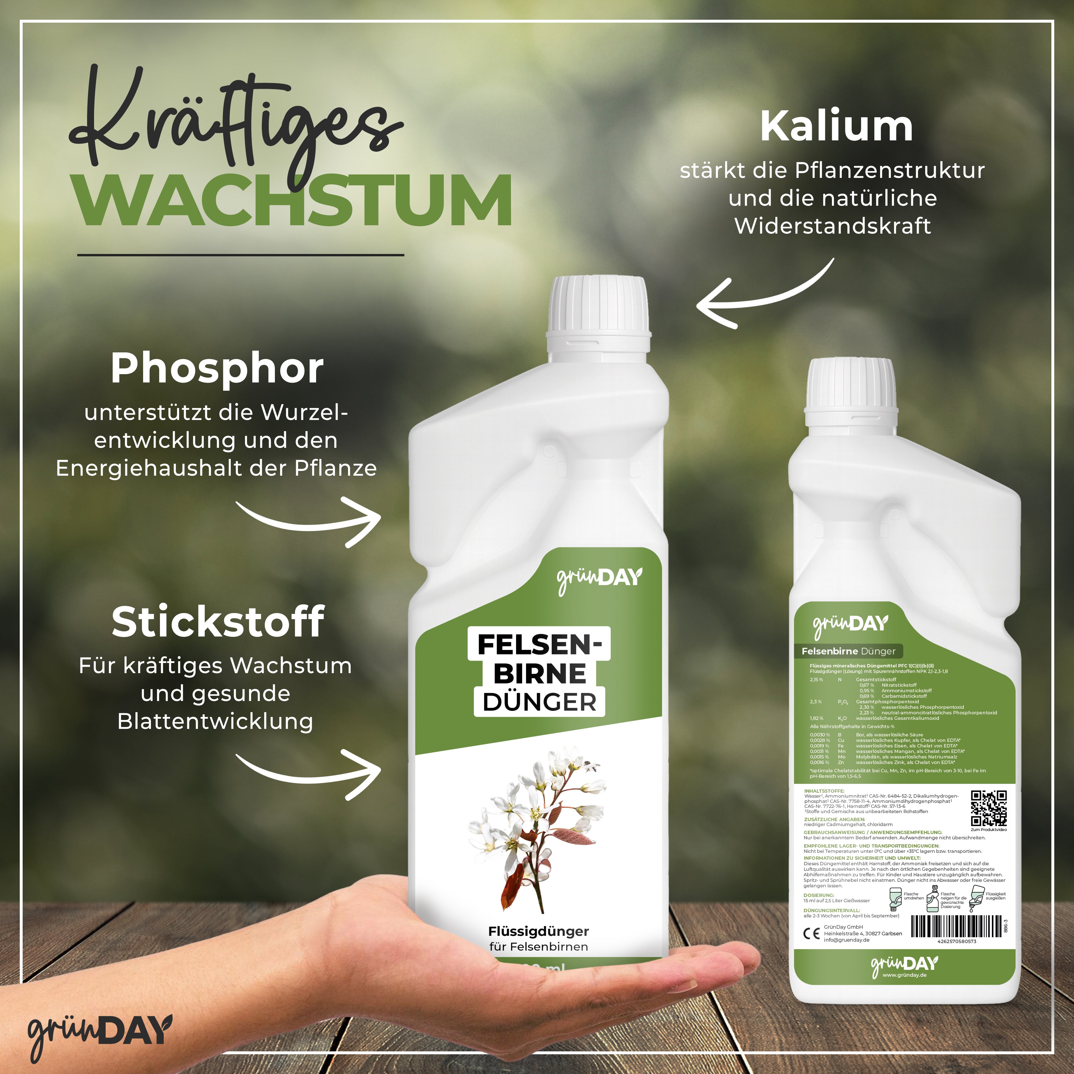 Gründay Felsenbirne Dünger – Produktansicht 4