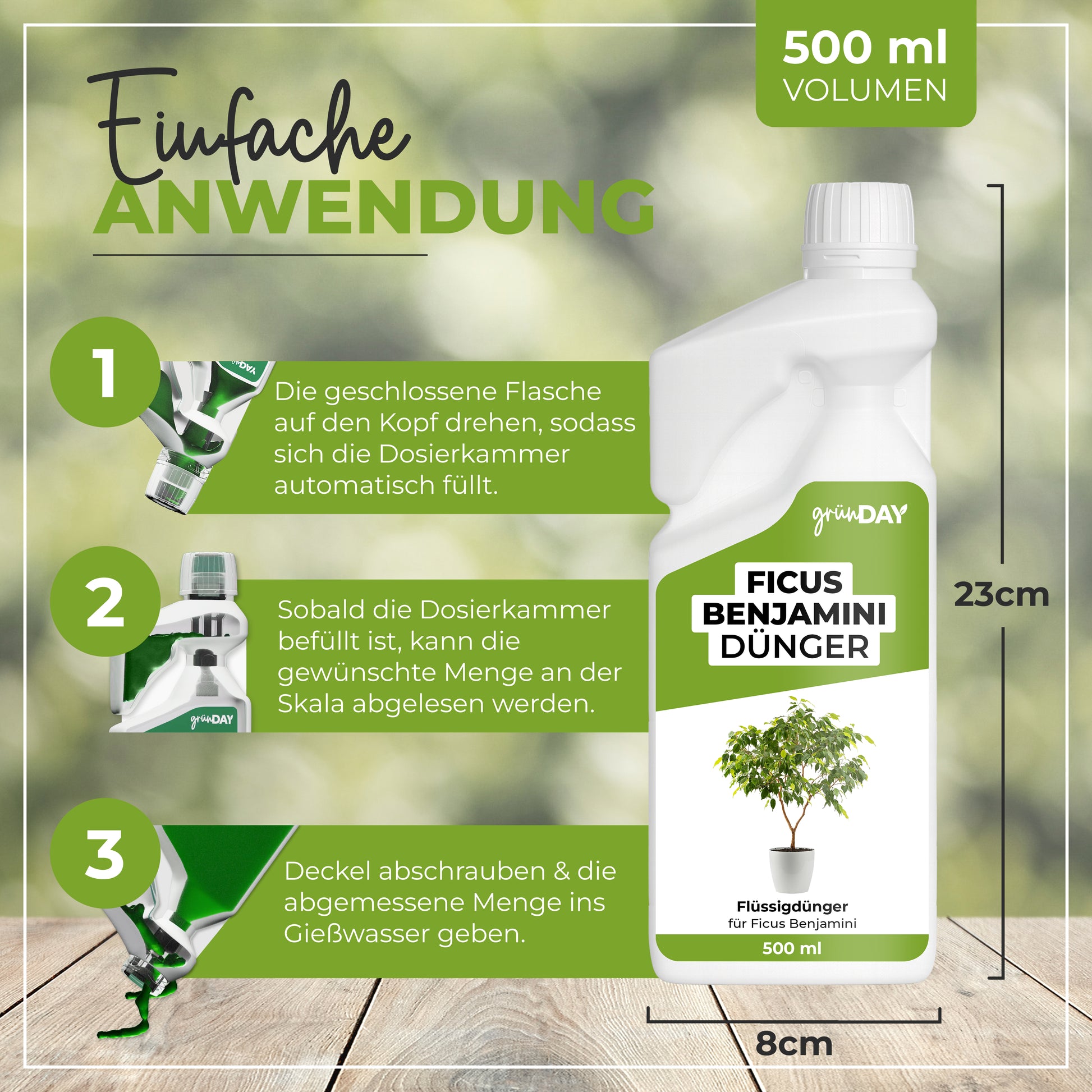 Gründay Ficus Benjamini Dünger – Produktansicht 3