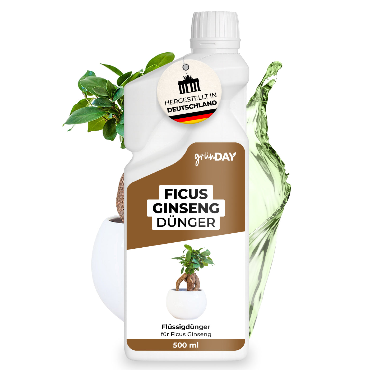 Gründay Ficus Ginseng Dünger – Produktbild