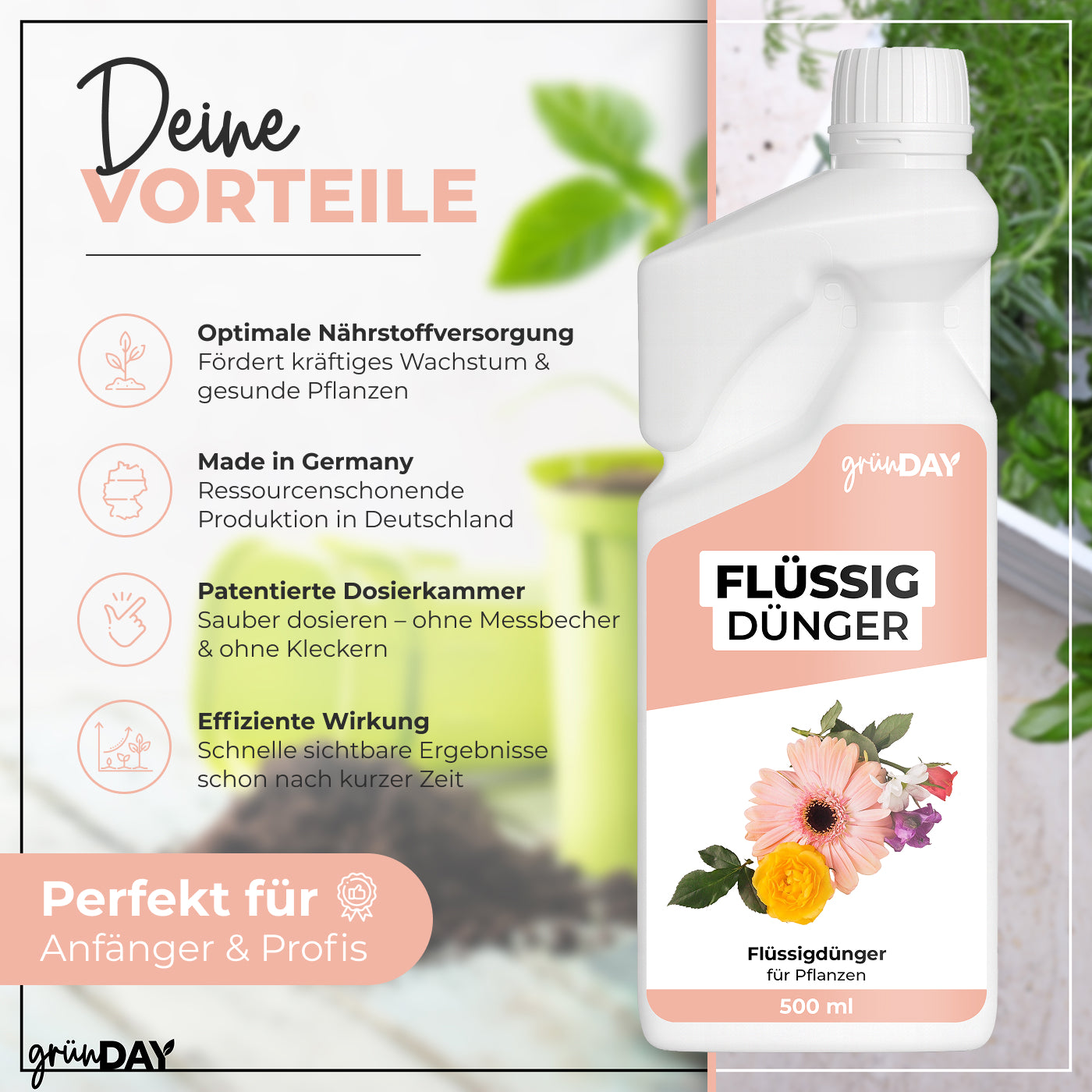 Gründay Flüssigdünger – Produktansicht 2