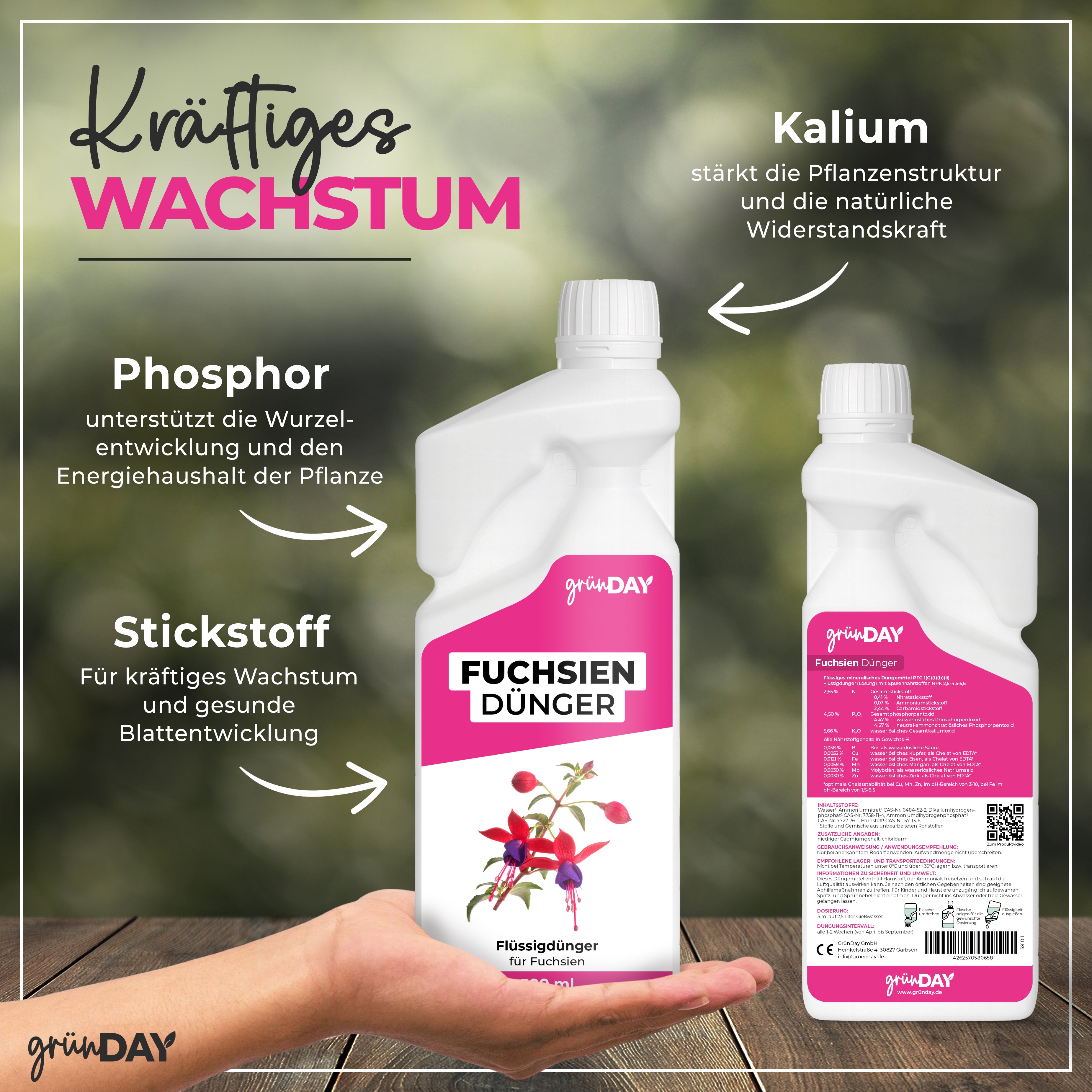 Fuchsien-Flüssigdünger 500 ml