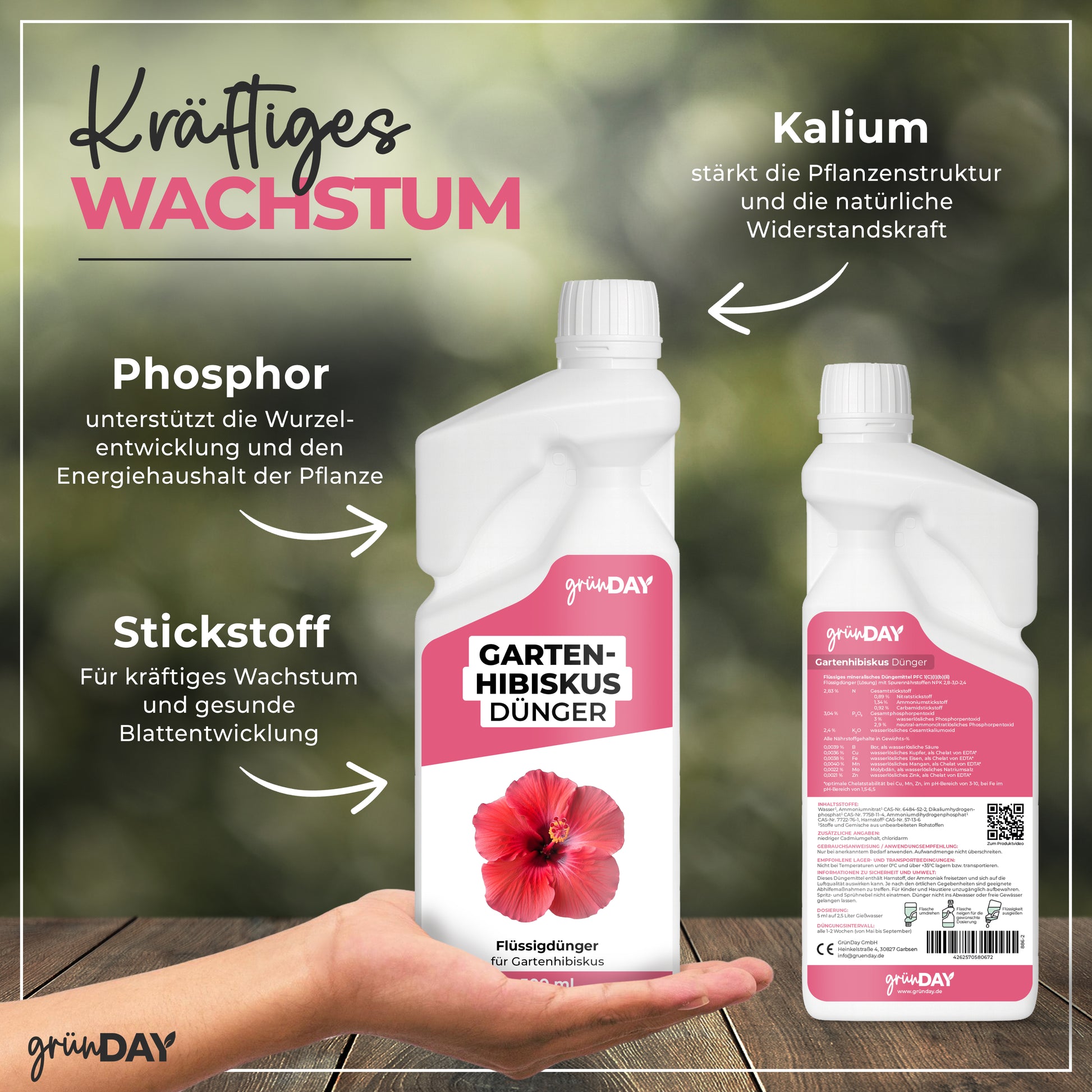 Gründay Gartenhibiskus Dünger – Produktansicht 4