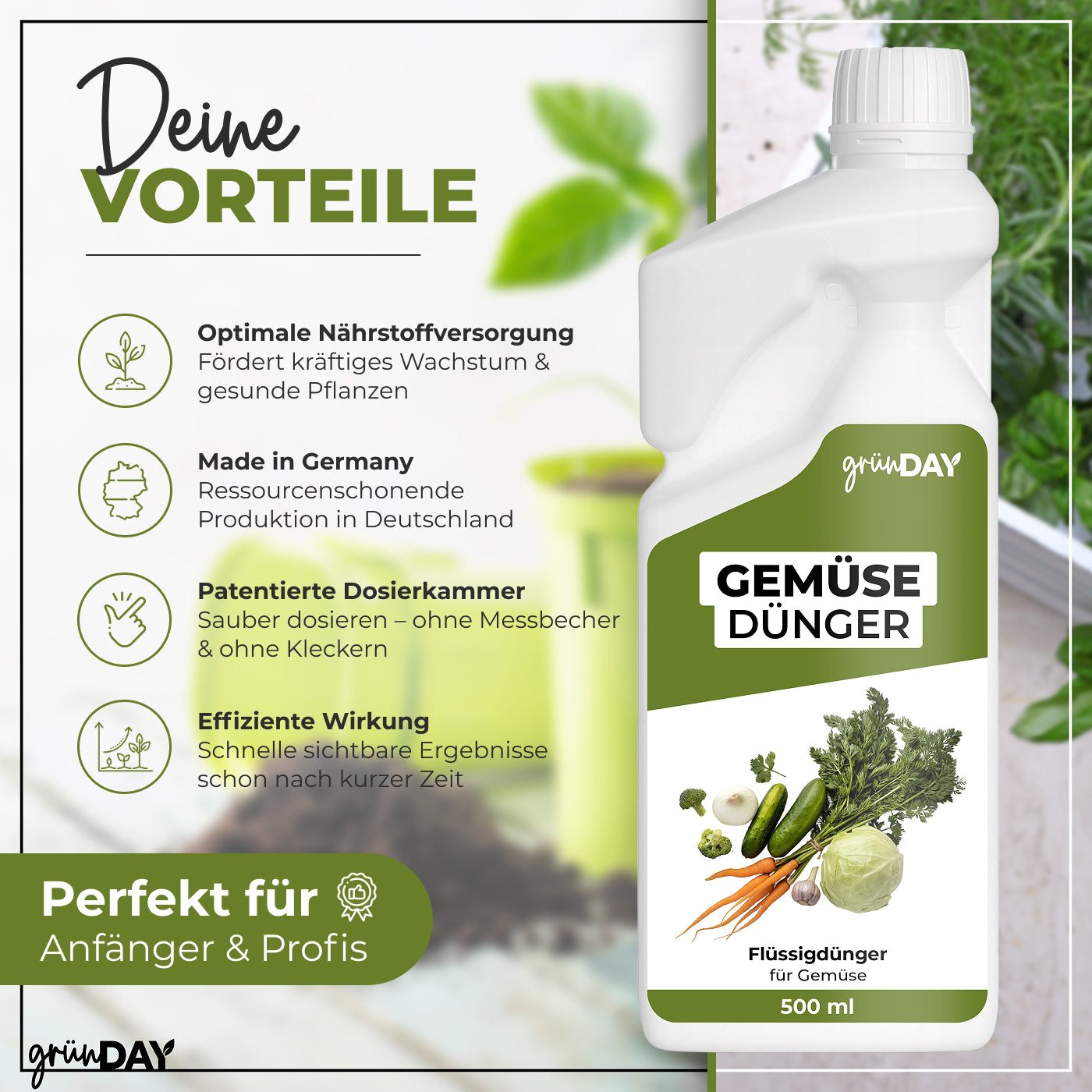 Gründay Gemüsedünger – Produktansicht 2