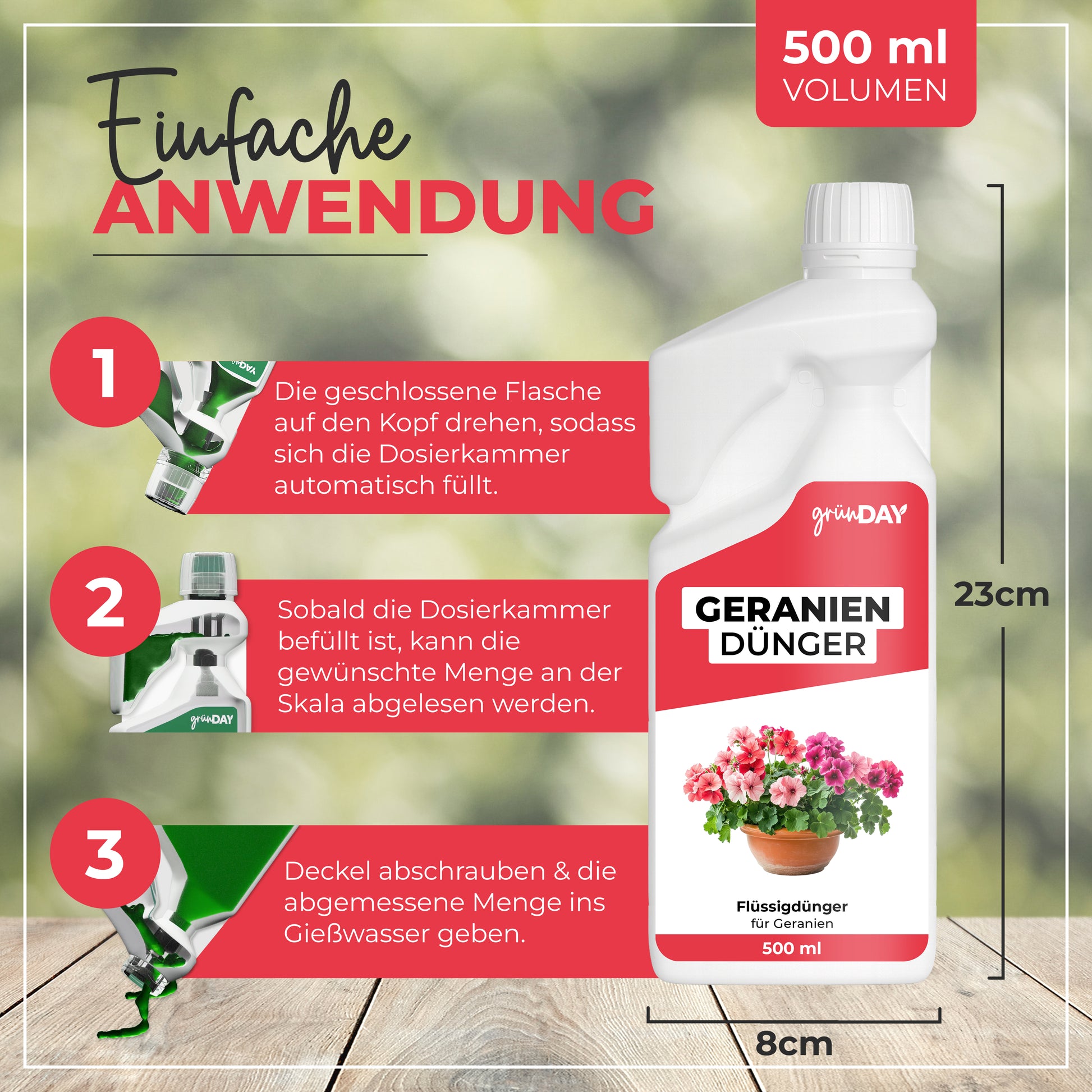 Gründay Geraniendünger – Produktansicht 3