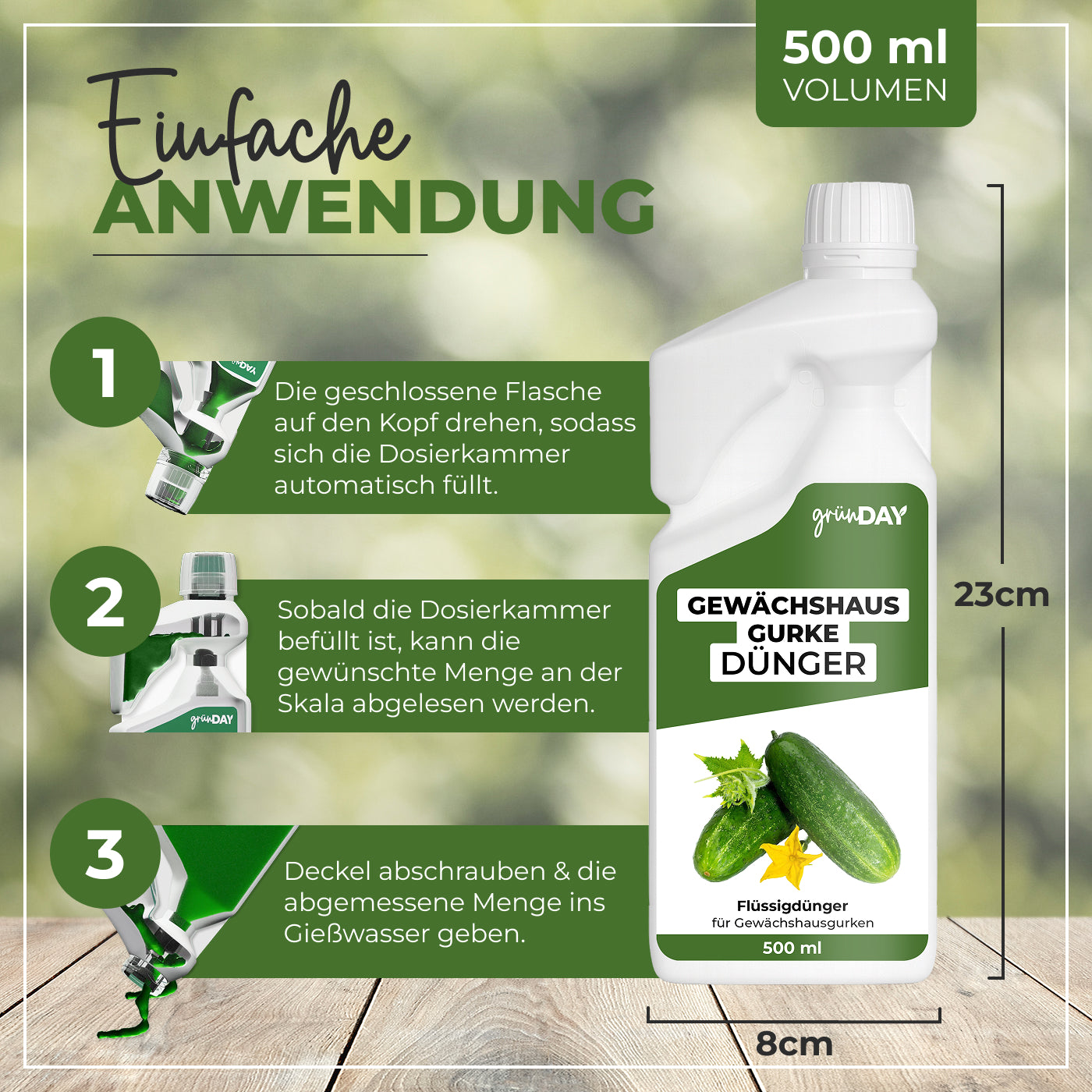 Gründay Gewächshausgurkedünger – Produktansicht 3