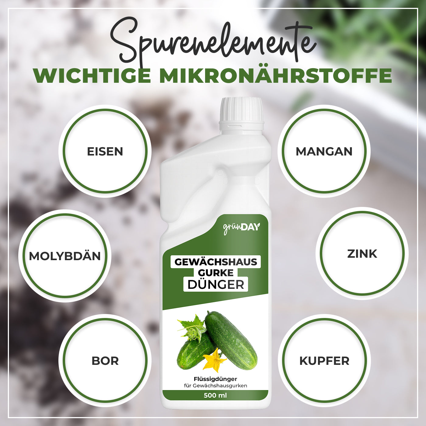 Gründay Gewächshausgurkedünger – Produktansicht 5