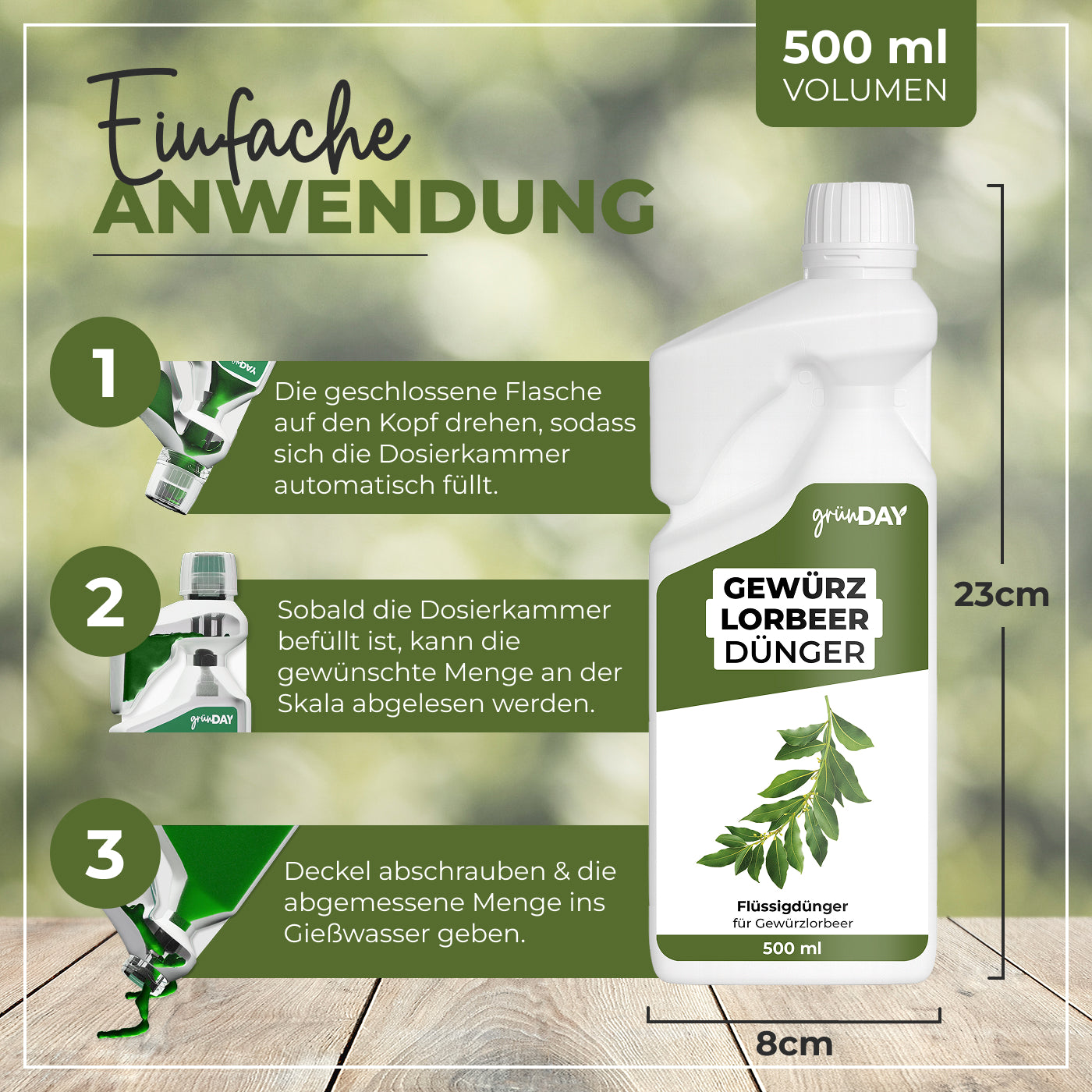 Gründay Gewürzlorbeerdünger – Produktansicht 3