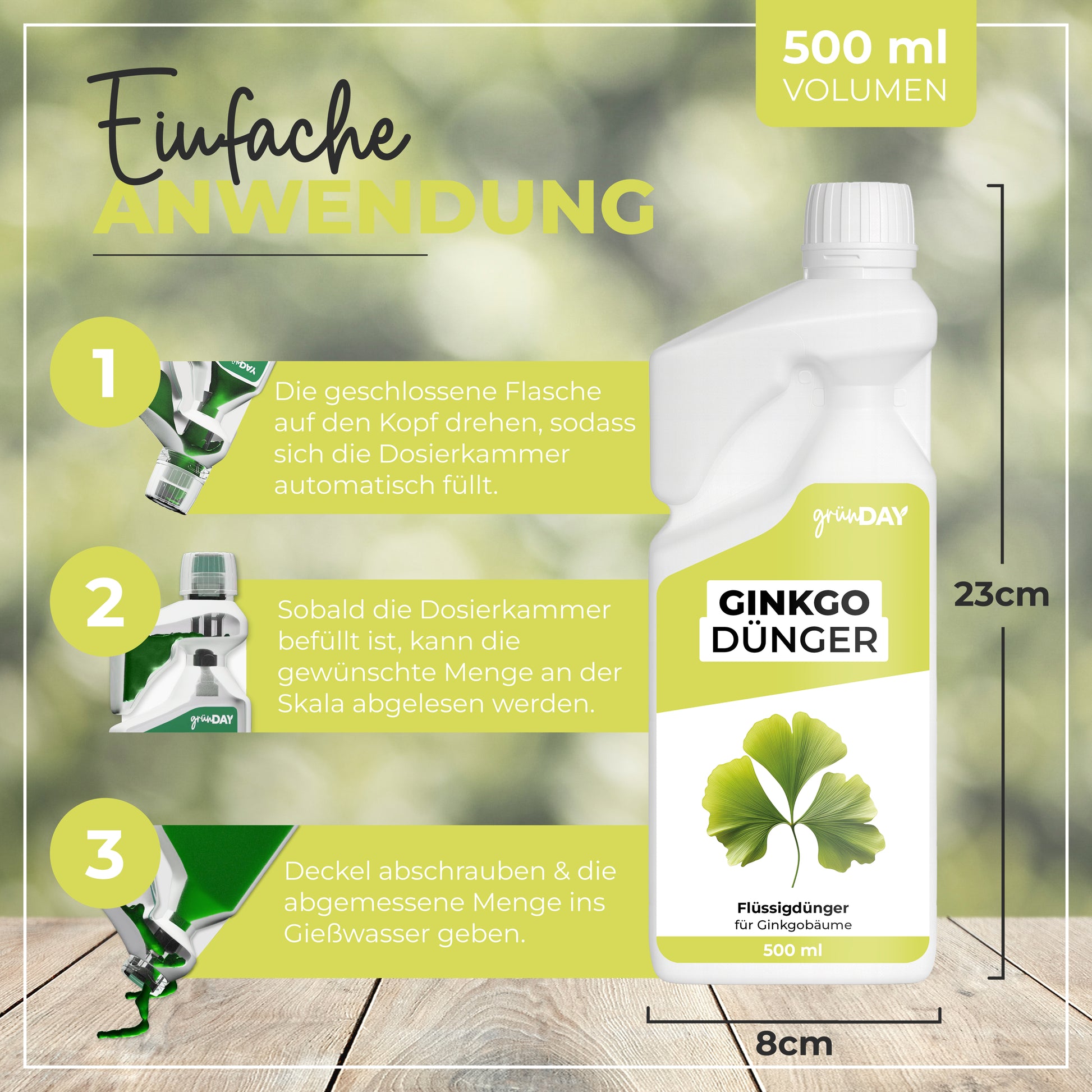 Gründay Ginkgo Dünger – Produktansicht 3