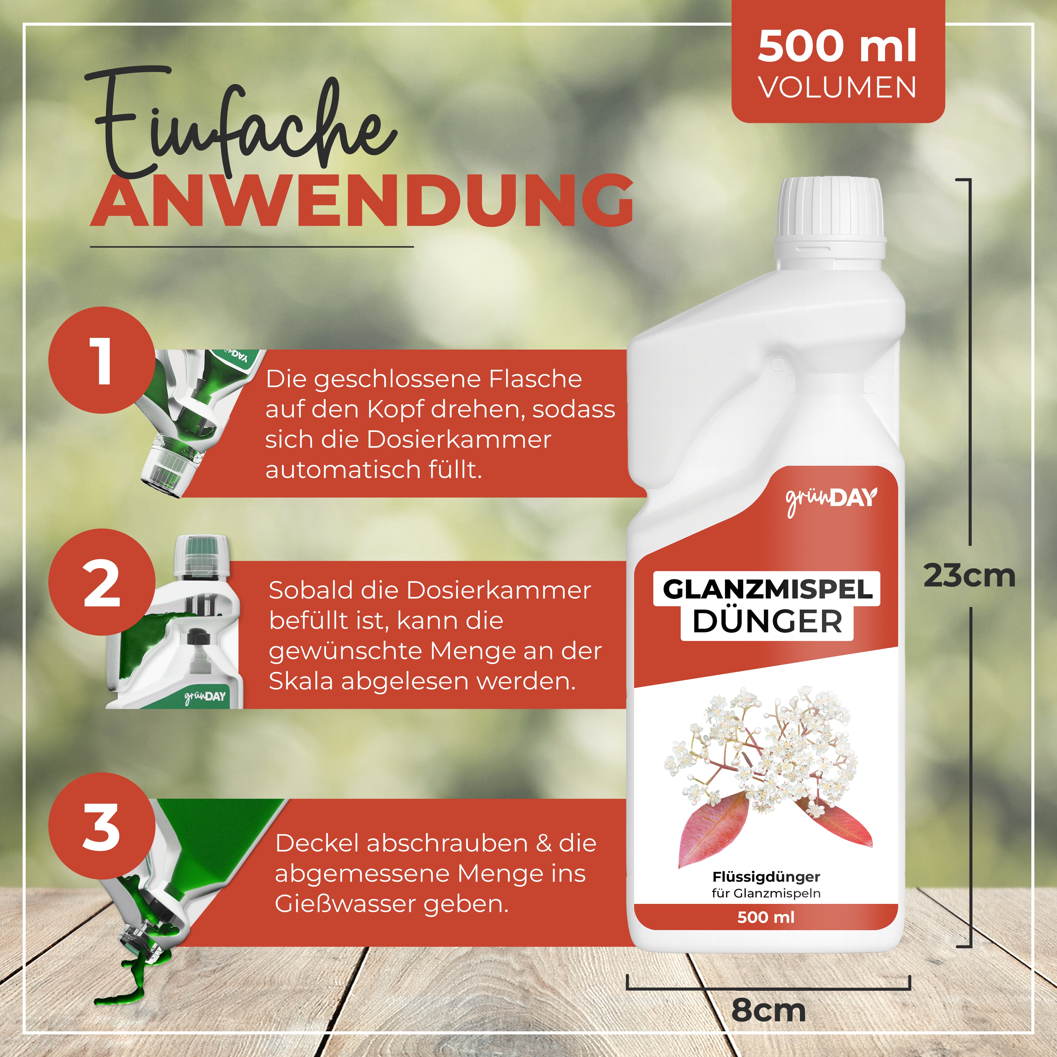 Gründay Glanzmispeldünger – Produktansicht 3