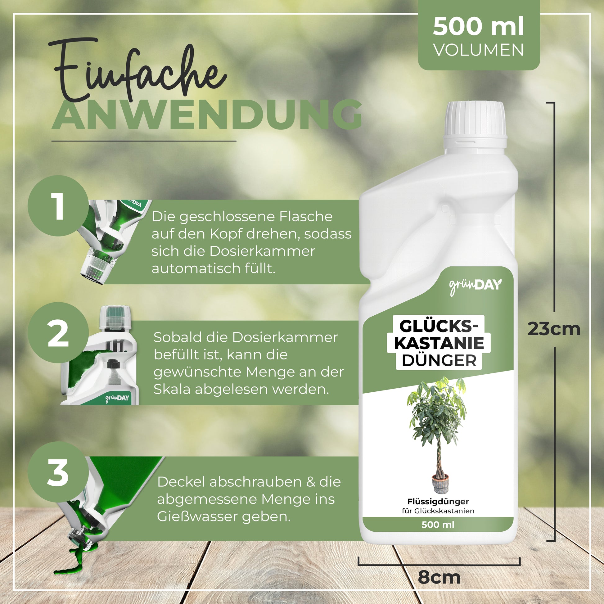 Gründay Glückskastaniedünger – Produktansicht 3