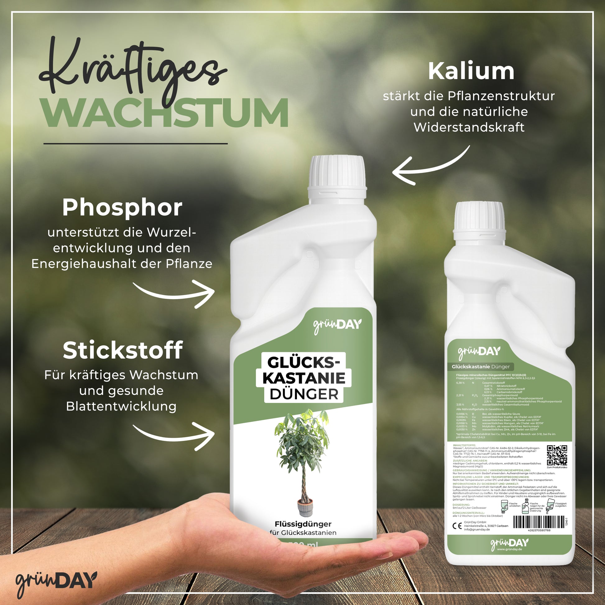 Gründay Glückskastaniedünger – Produktansicht 4