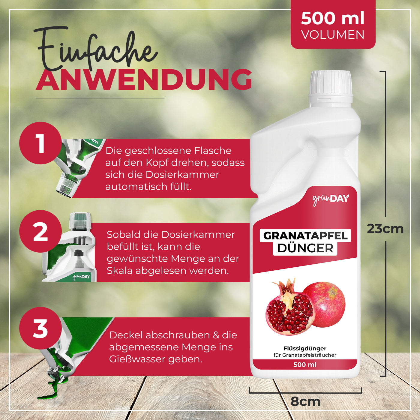 Gründay Granatapfeldünger – Produktansicht 3