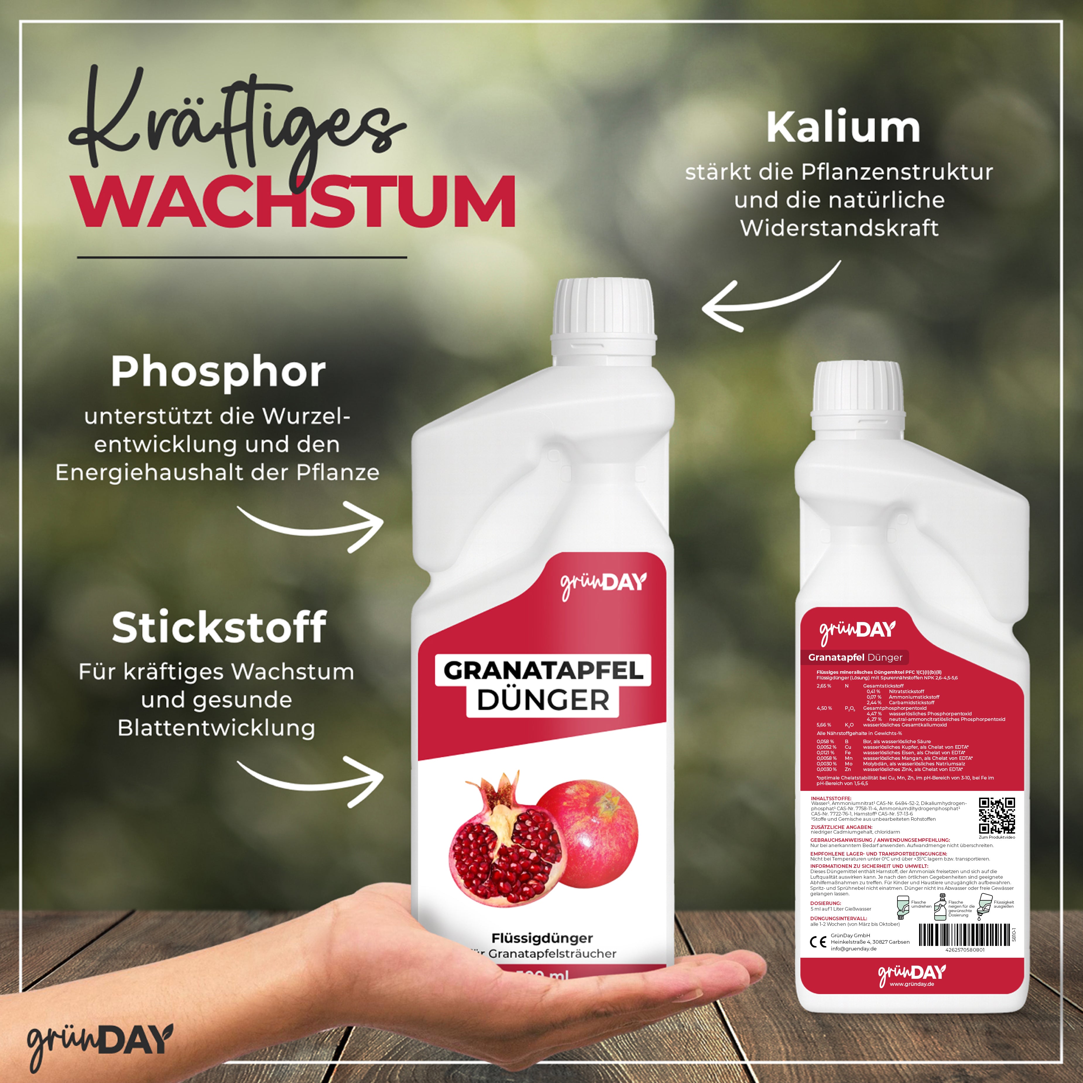 Granatapfel-Flüssigdünger 500 ml