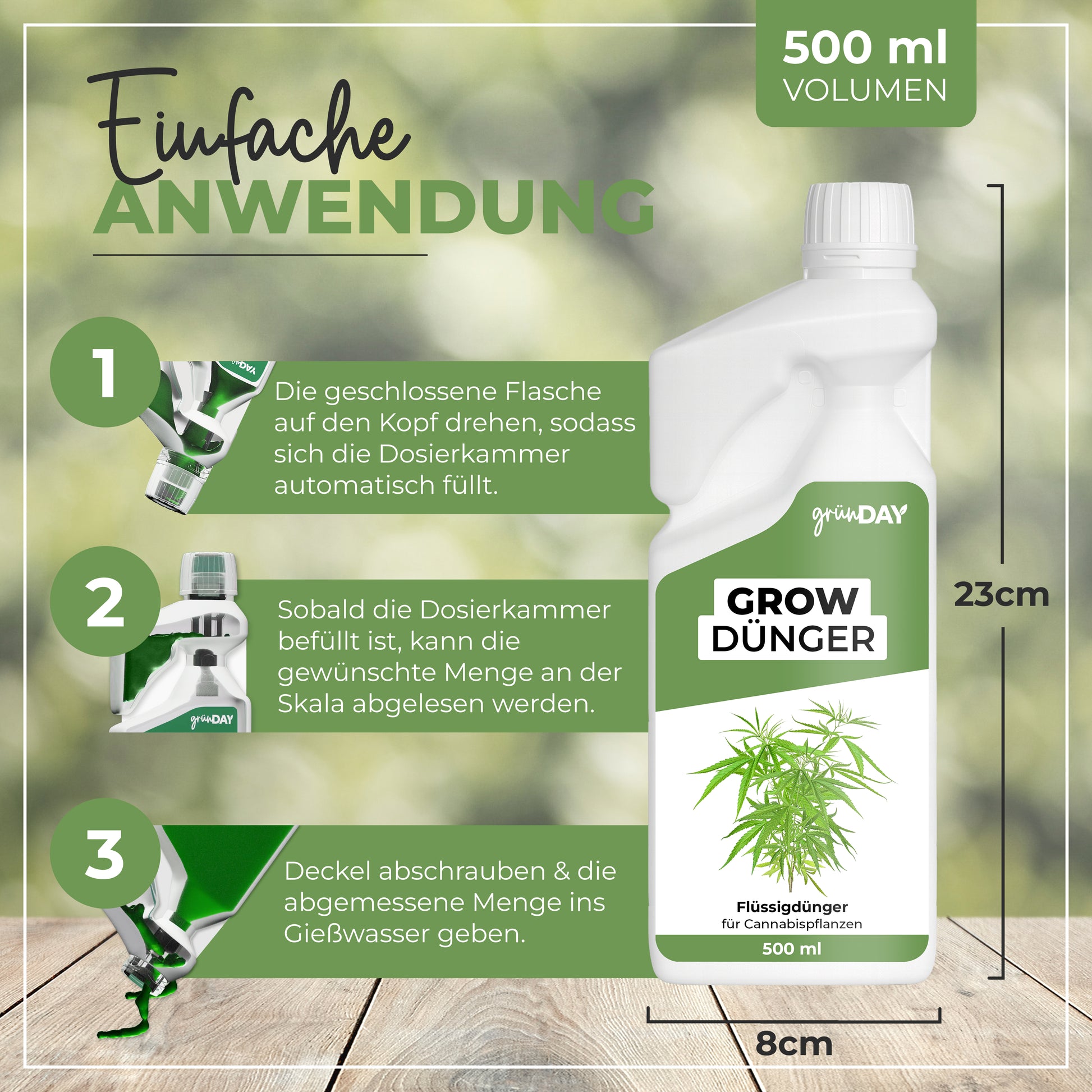Gründay Grow-Dünger – Produktansicht 3