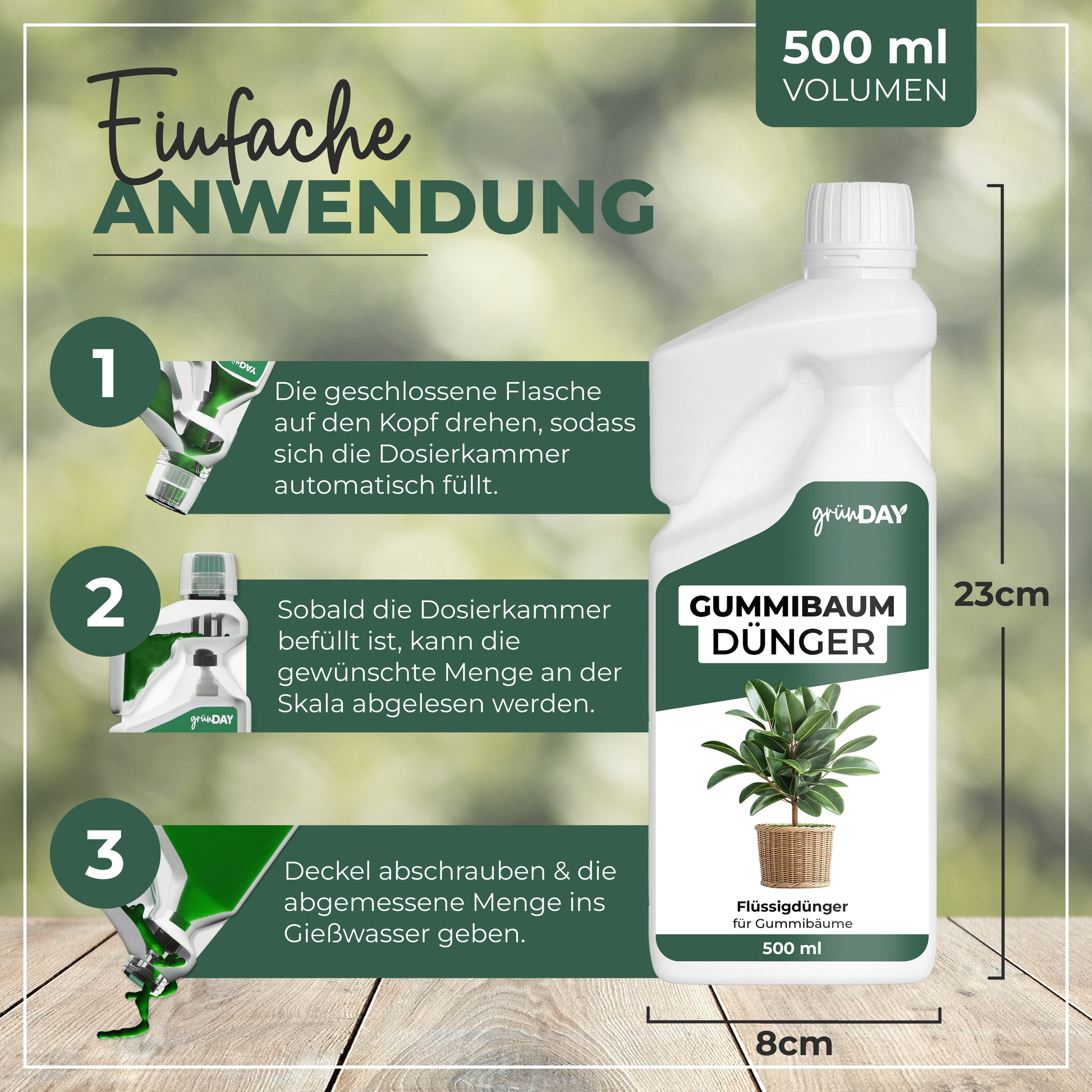 Gründay Gummibaumdünger – Produktansicht 3