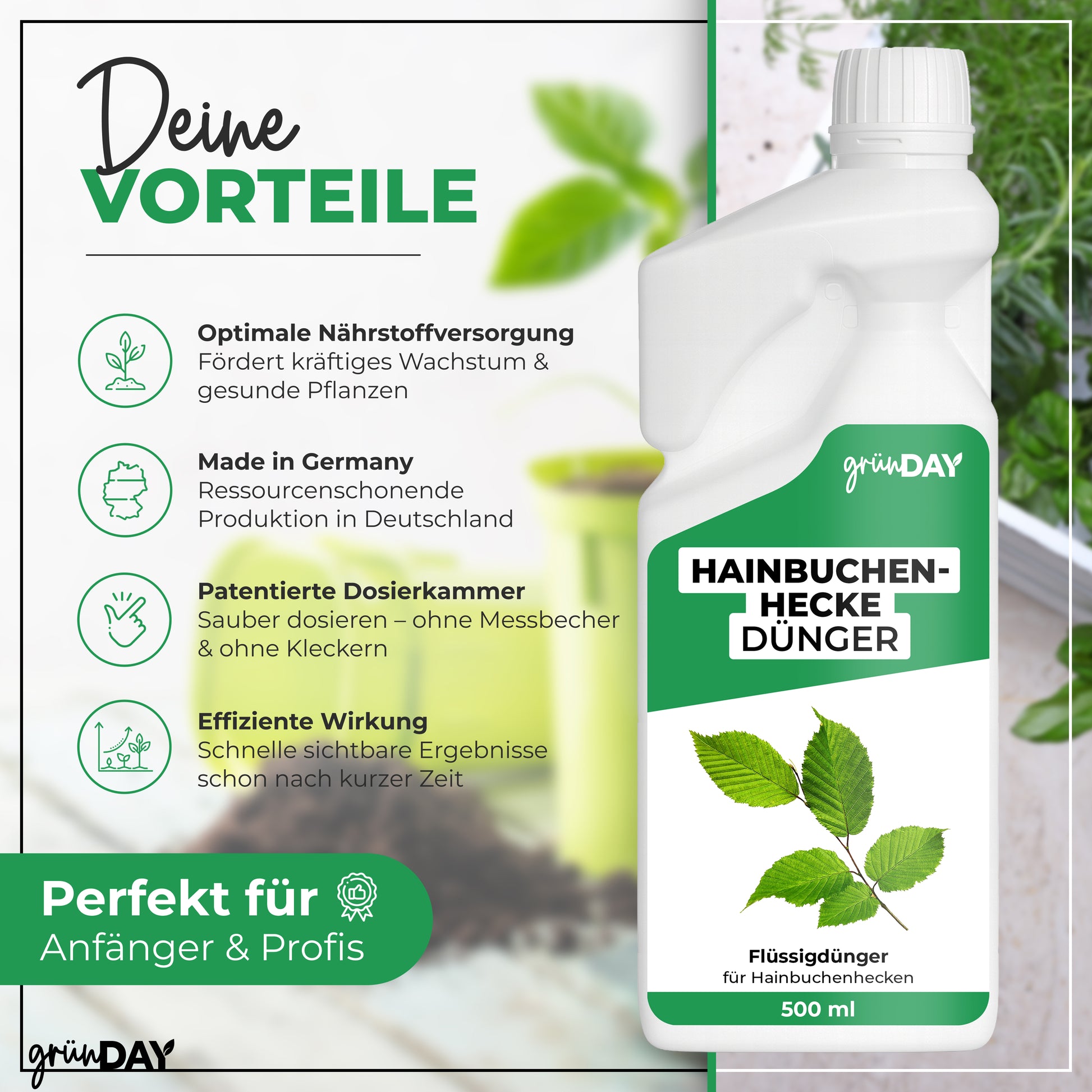 Gründay Hainbuchenhecke Dünger – Produktansicht 2