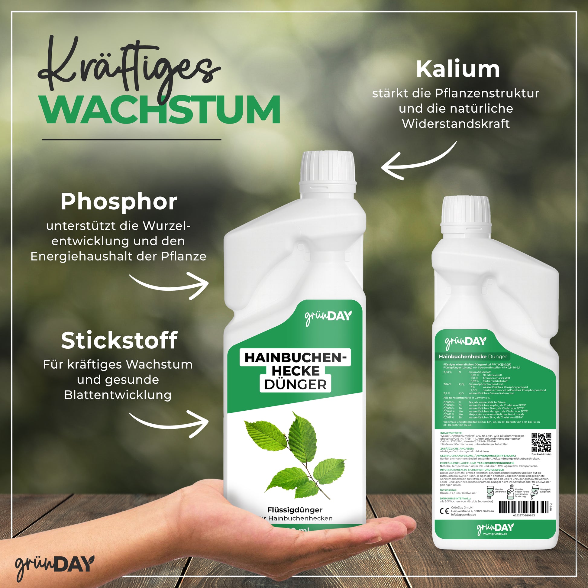 Gründay Hainbuchenhecke Dünger – Produktansicht 4