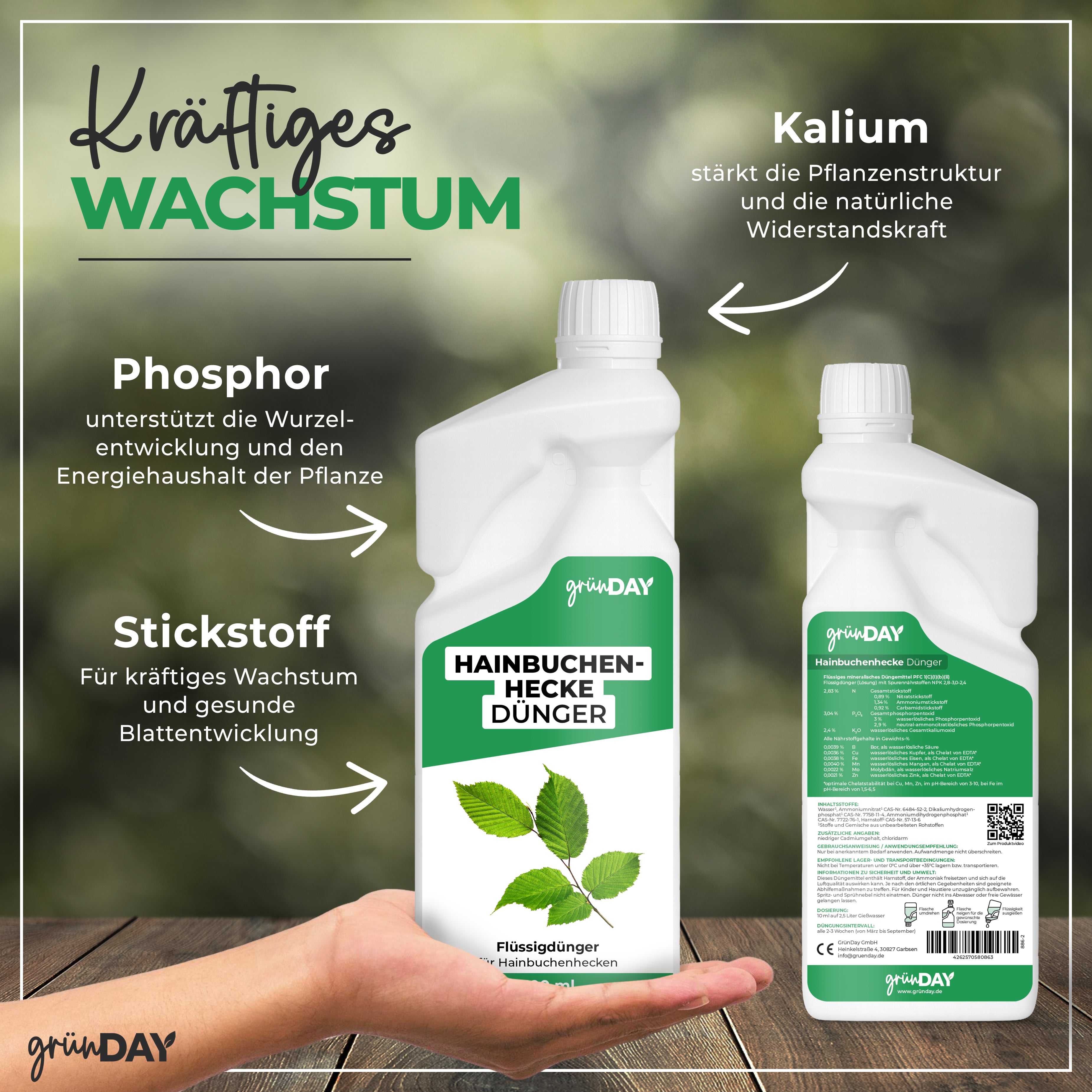 Gründay Hainbuchenhecke Dünger – Produktansicht 4