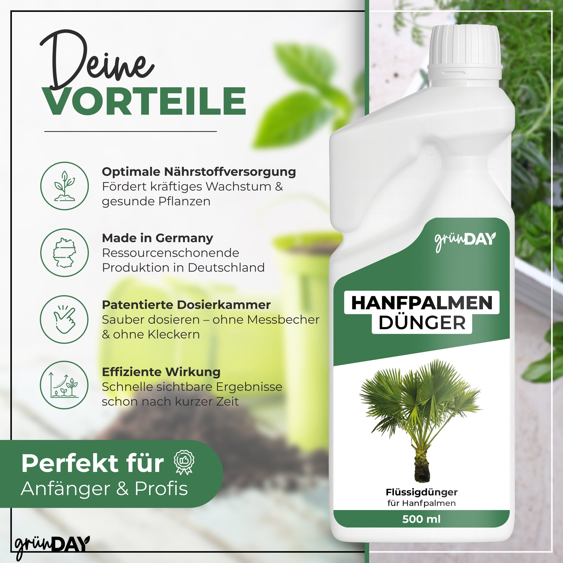 Gründay Hanfpalmendünger – Produktansicht 2