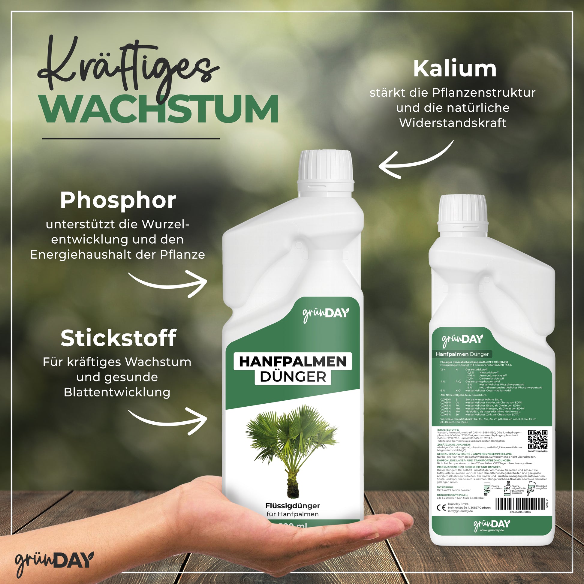 Gründay Hanfpalmendünger – Produktansicht 4