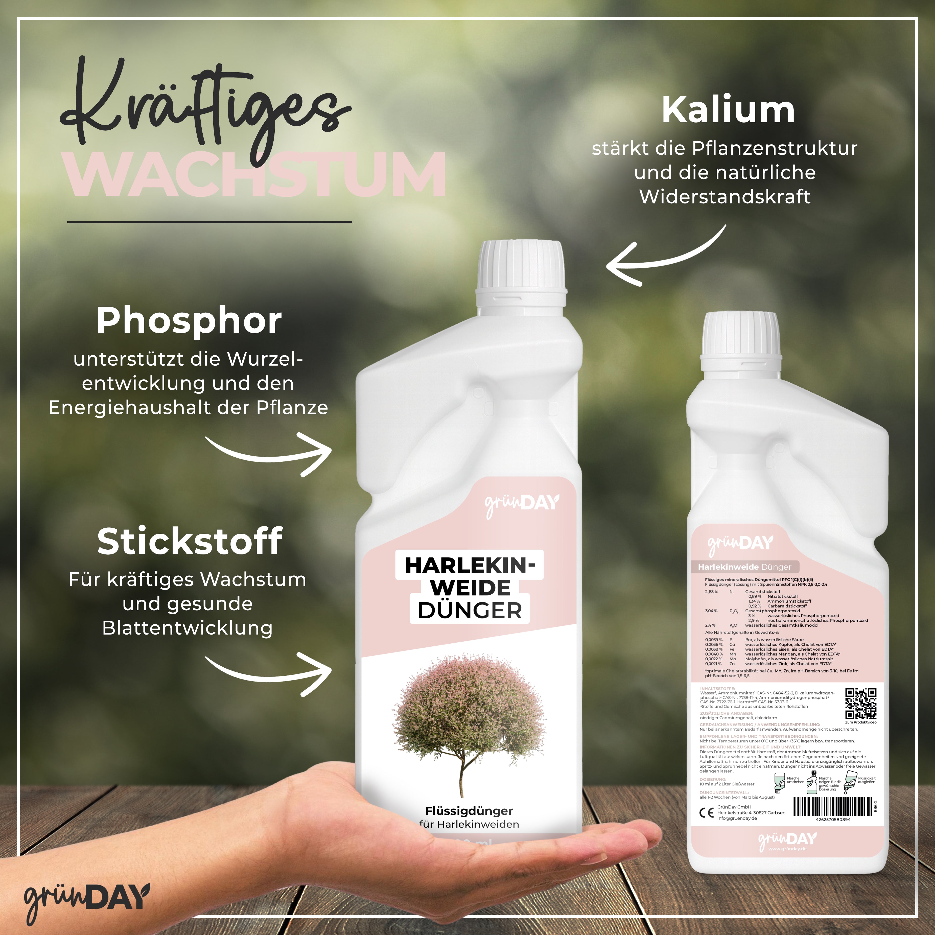 Gründay Harlekinweide Dünger – Produktansicht 4