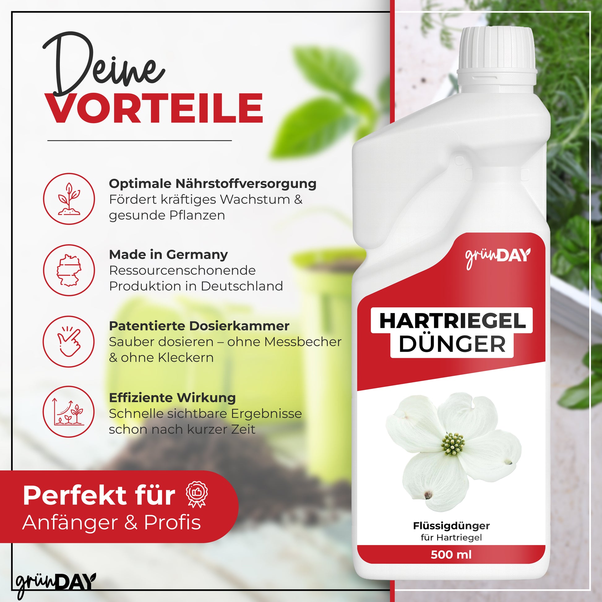 Gründay Hartriegeldünger – Produktansicht 2