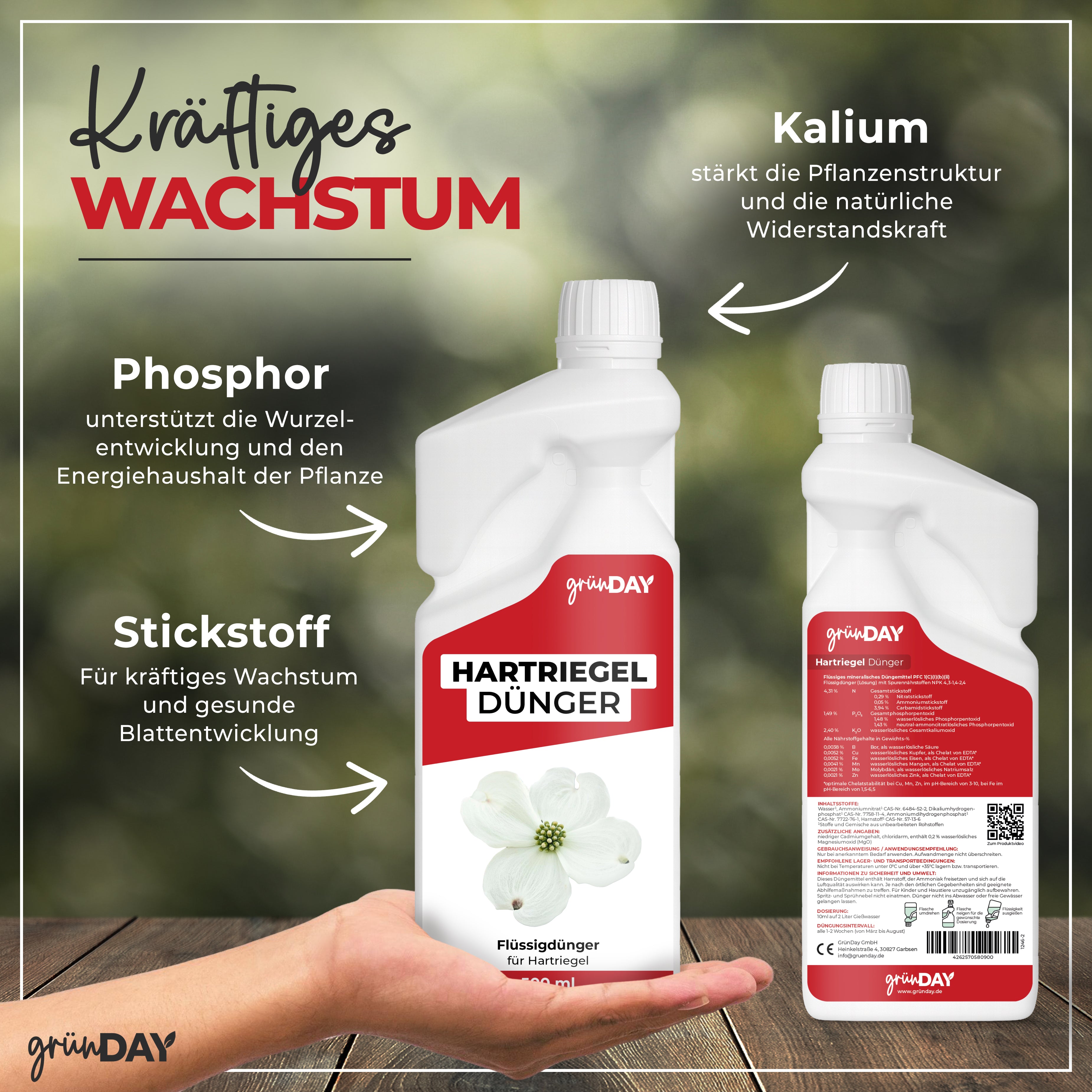 Gründay Hartriegeldünger – Produktansicht 4
