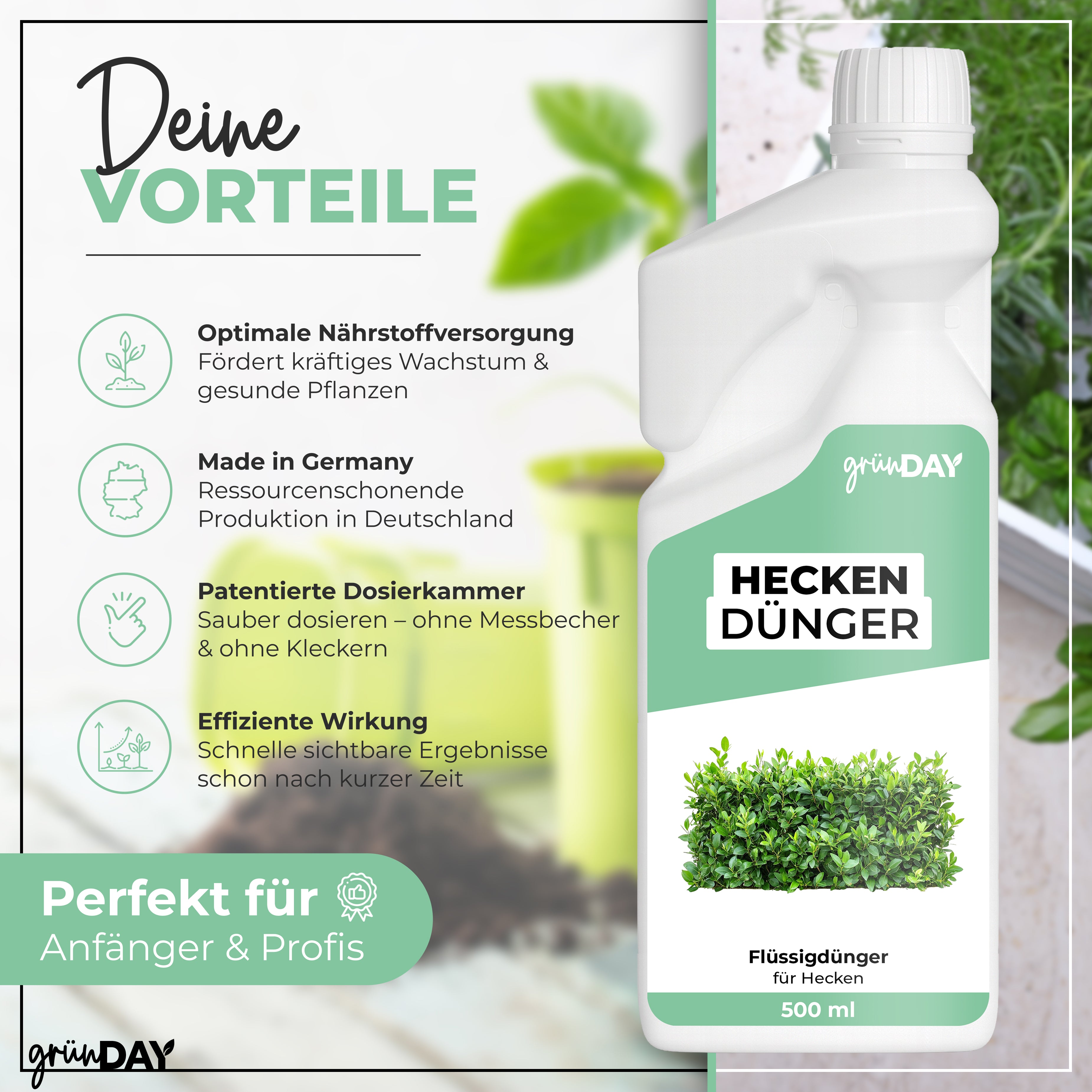 Hecken-Flüssigdünger 500 ml