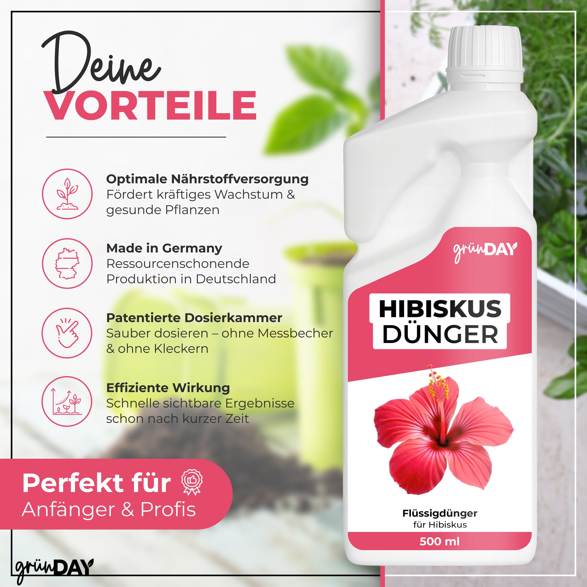 Gründay Hibiskusdünger – Produktansicht 2
