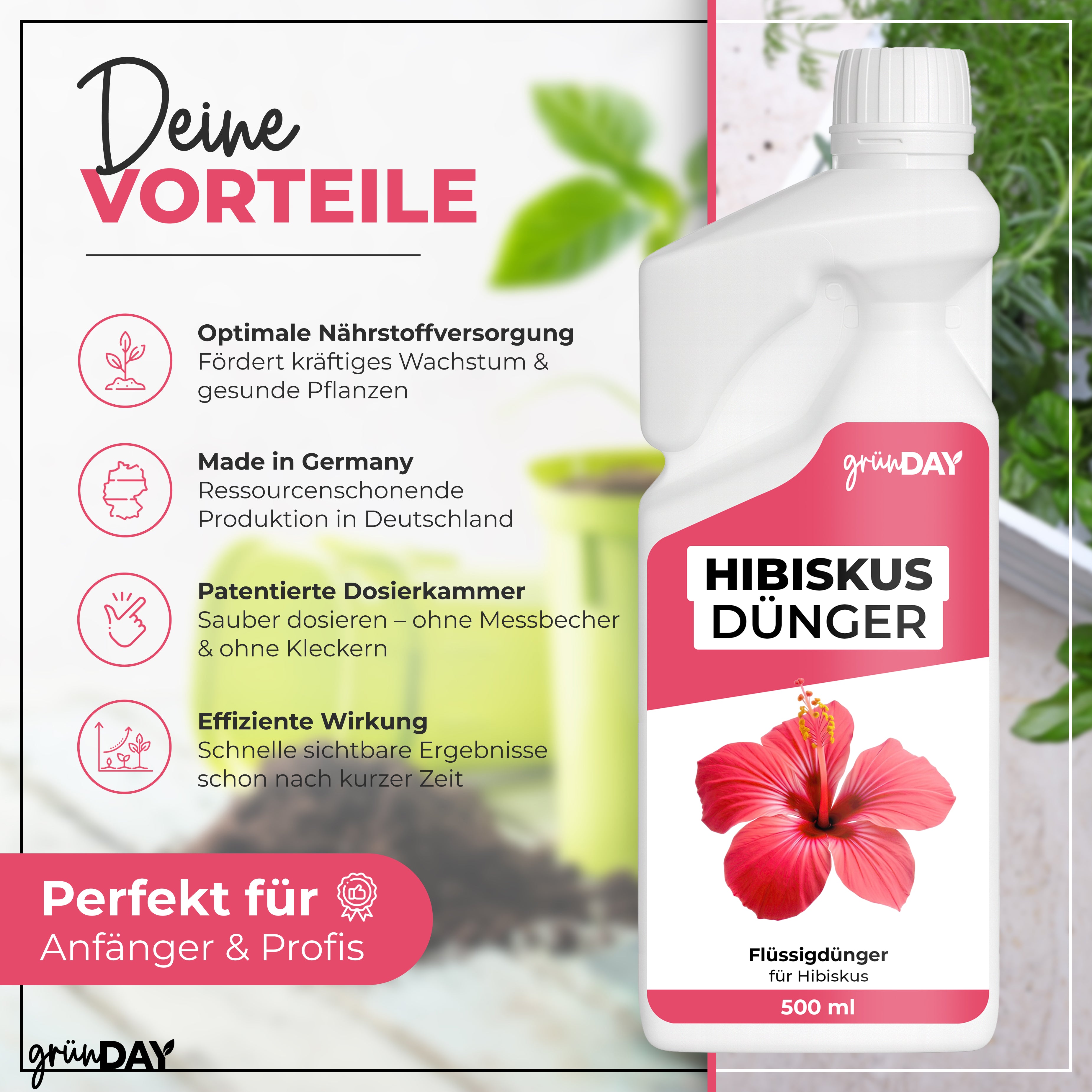 Gründay Hibiskusdünger – Produktansicht 2