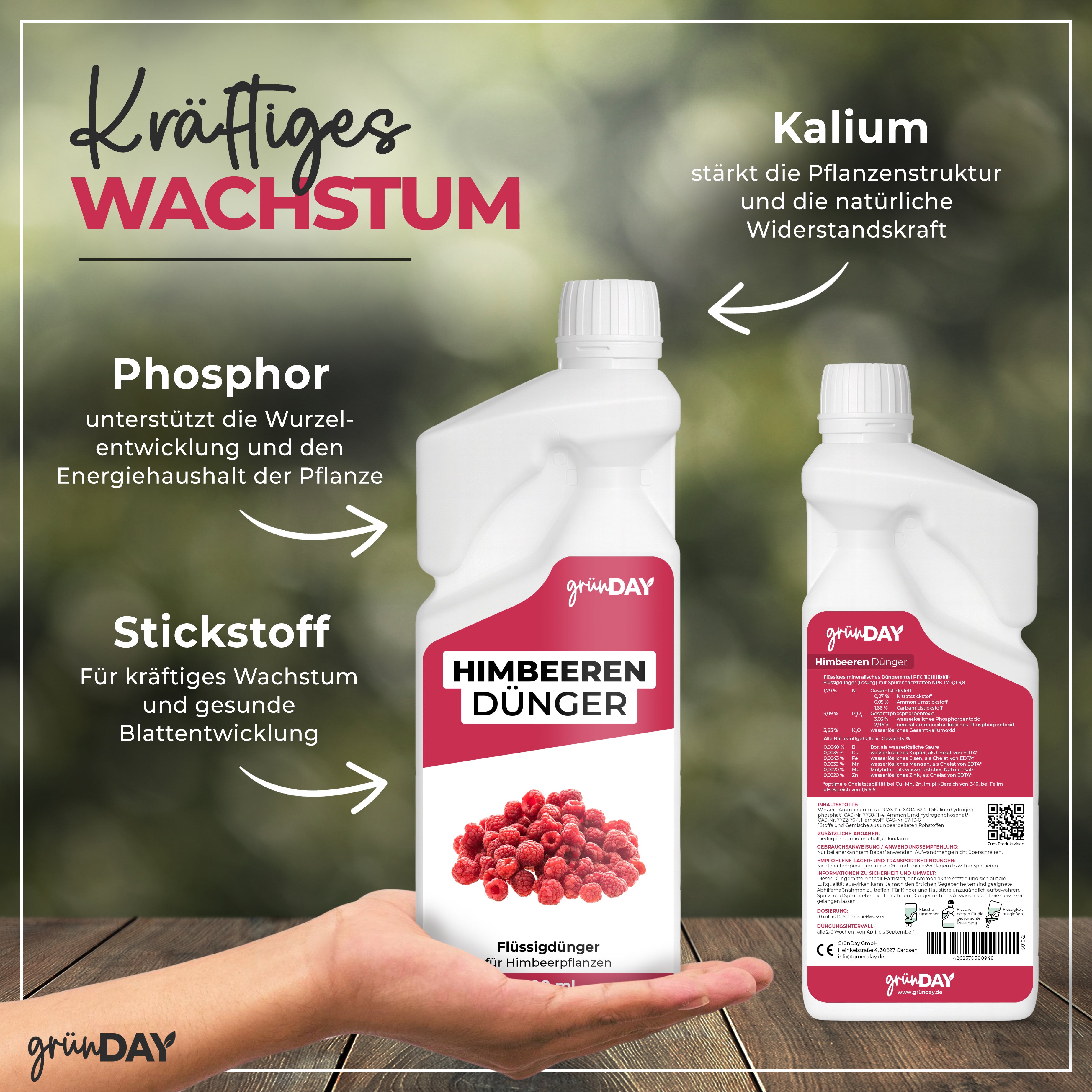 Himbeeren-Flüssigdünger 500 ml