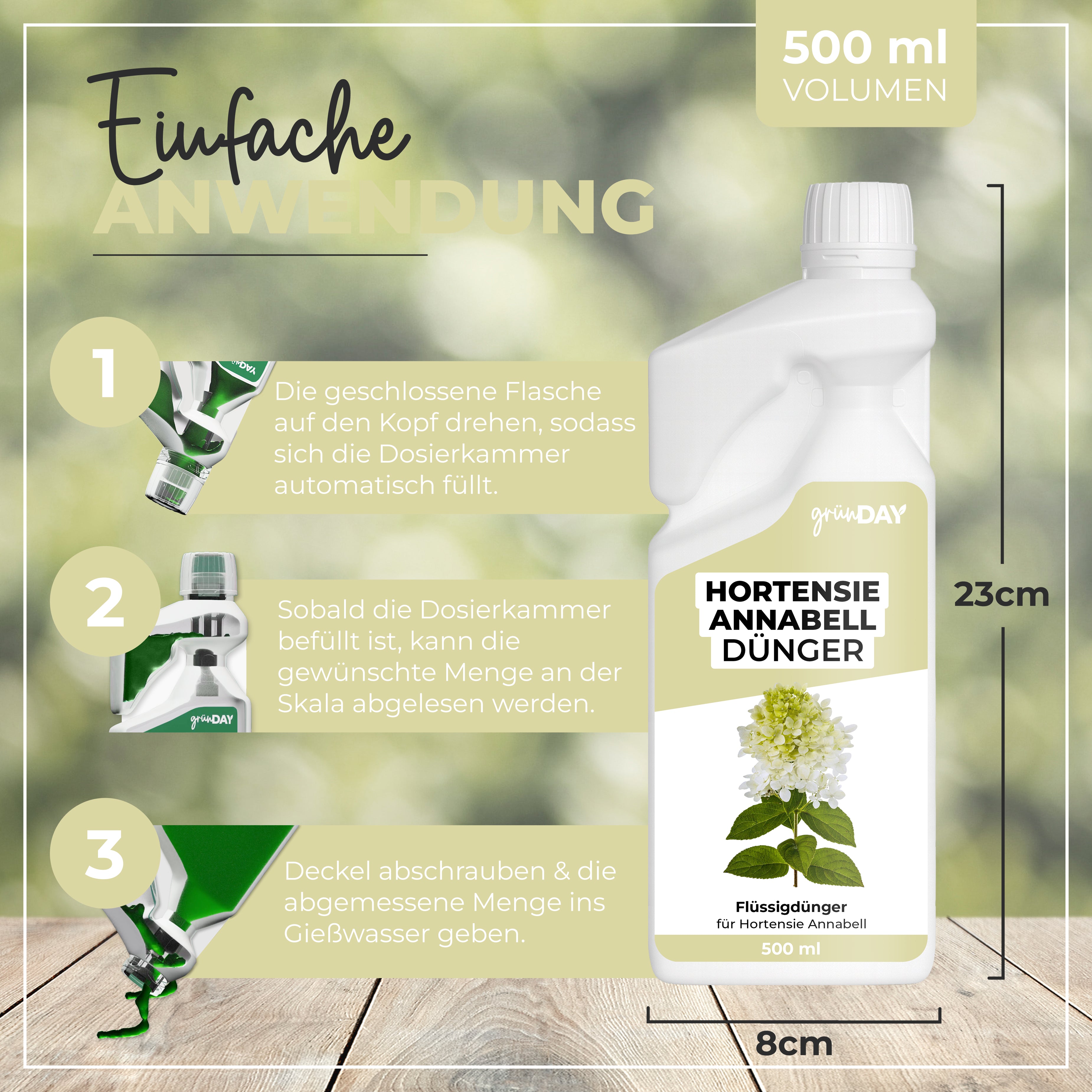 Gründay Hortensie Annabell Dünger – Produktansicht 3