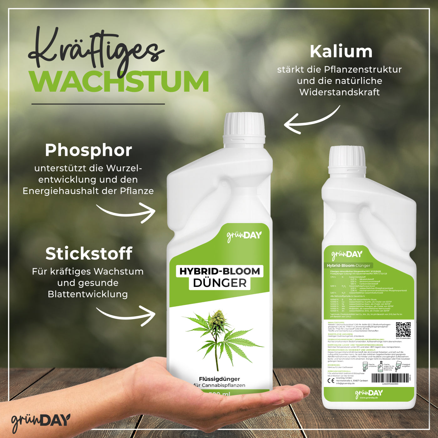Gründay Hybrid-Bloom-Dünger – Produktansicht 4