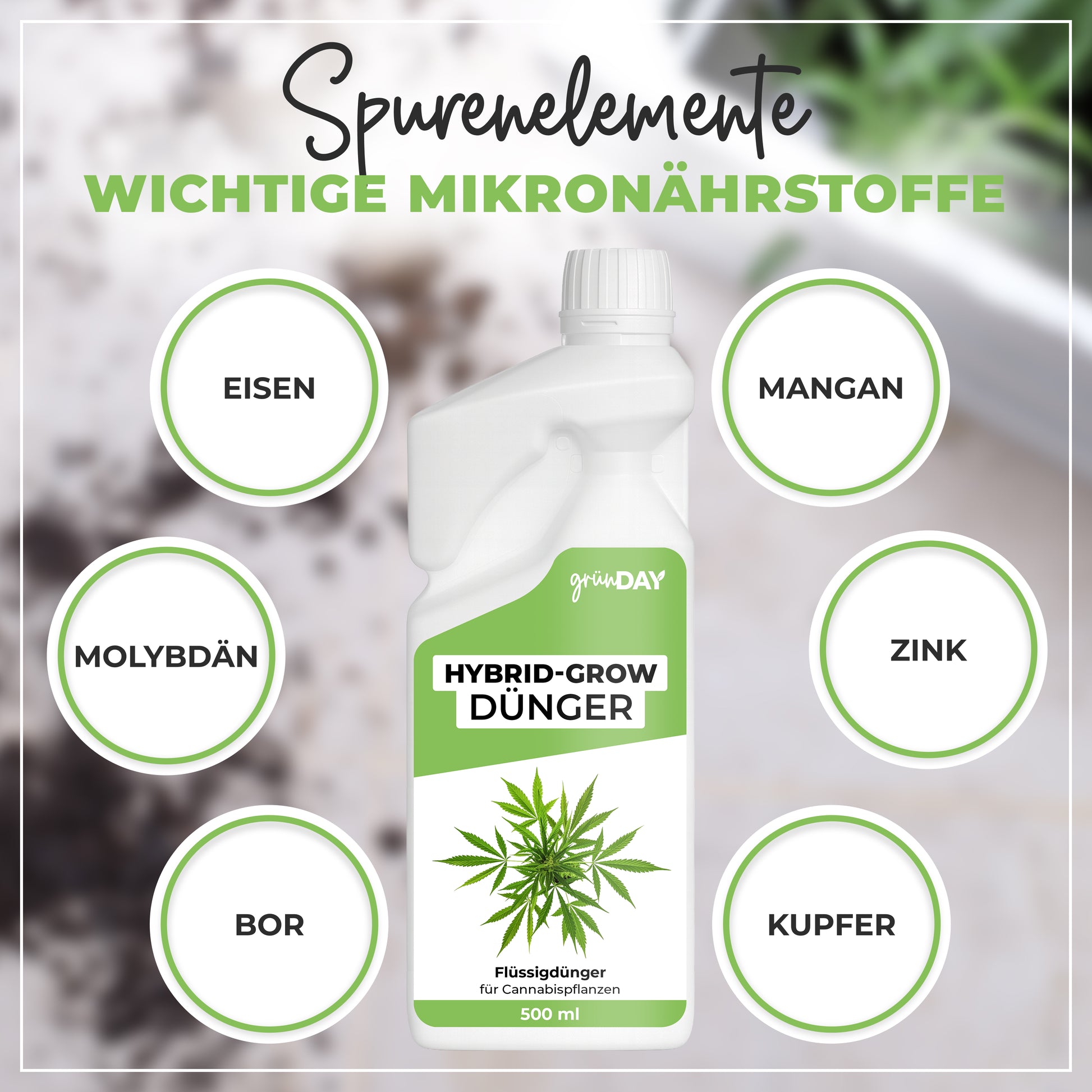 Gründay Hybrid-Grow-Dünger – Produktansicht 5