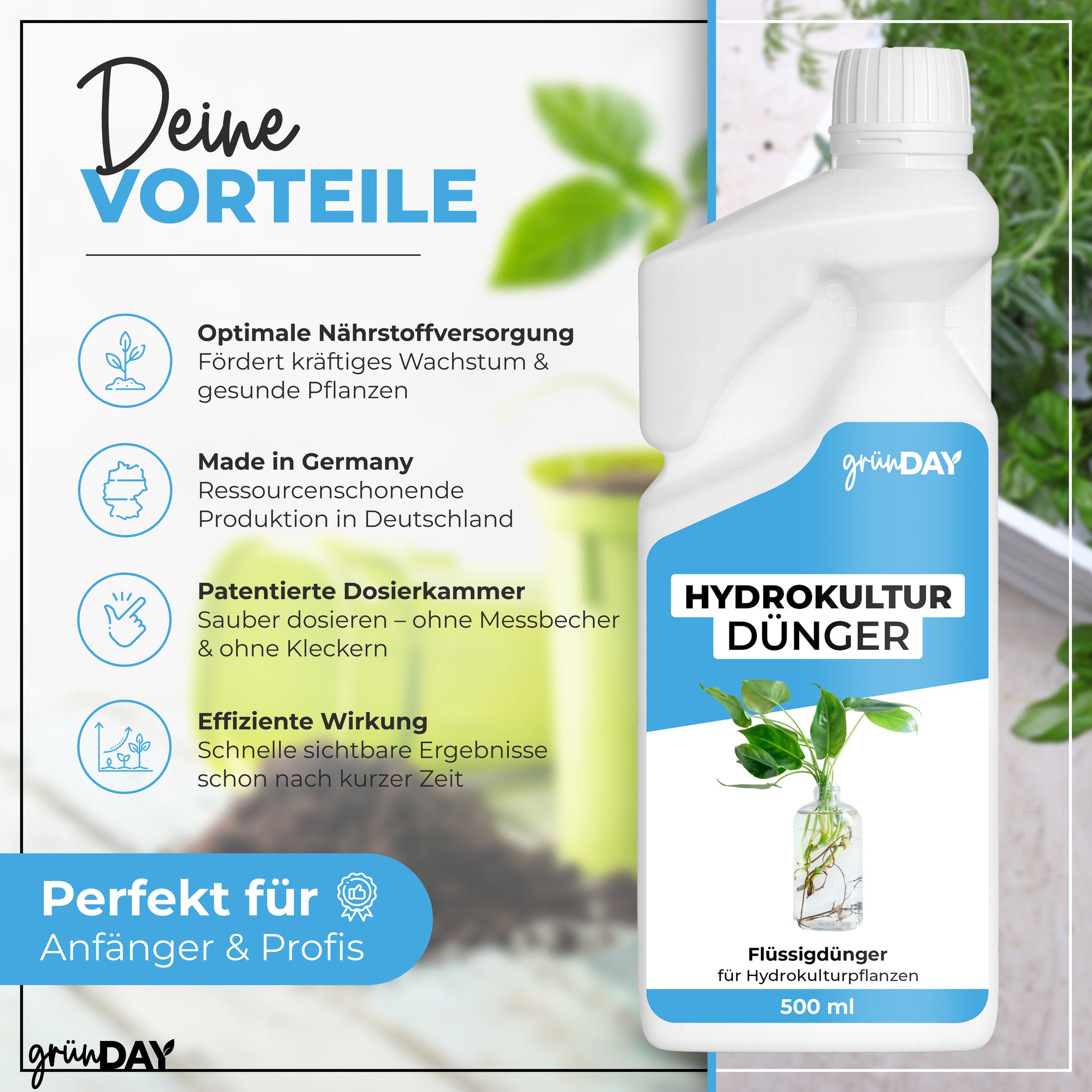 Gründay Hydrokultur-Dünger – Produktansicht 2