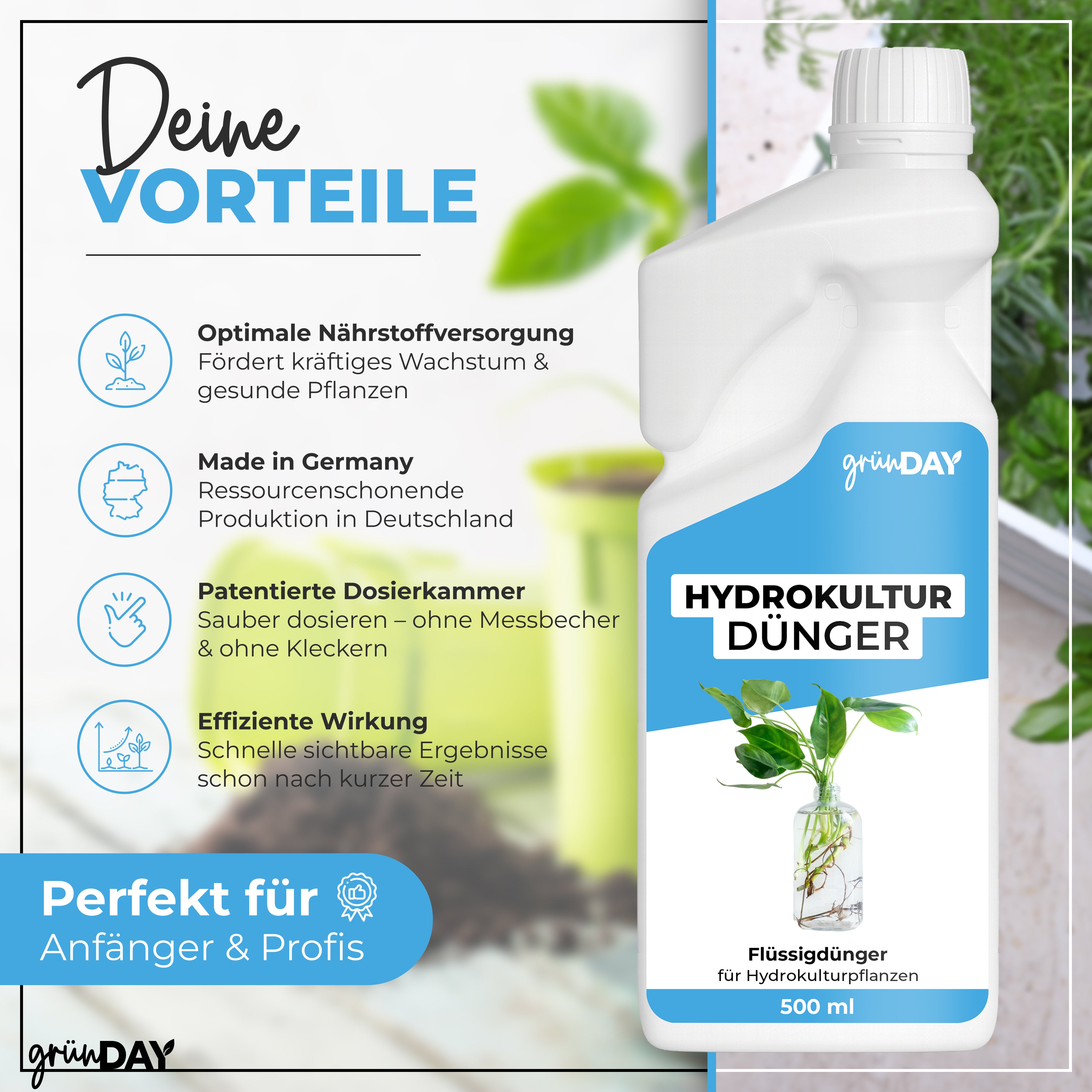 Gründay Hydrokultur-Dünger – Produktansicht 2