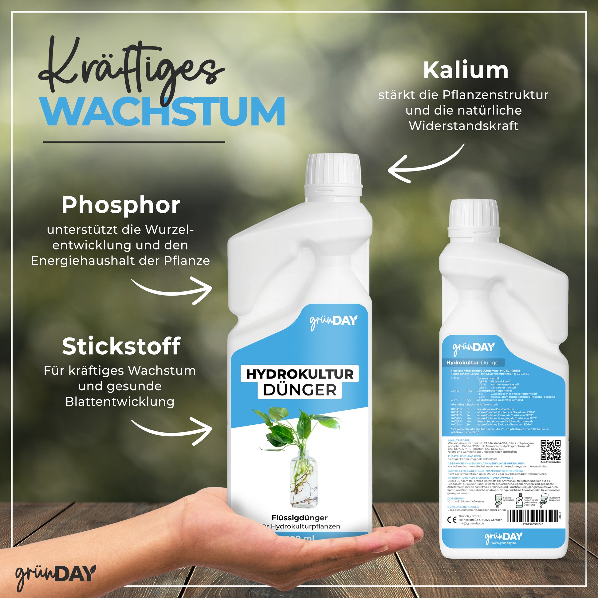 Gründay Hydrokultur-Dünger – Produktansicht 4