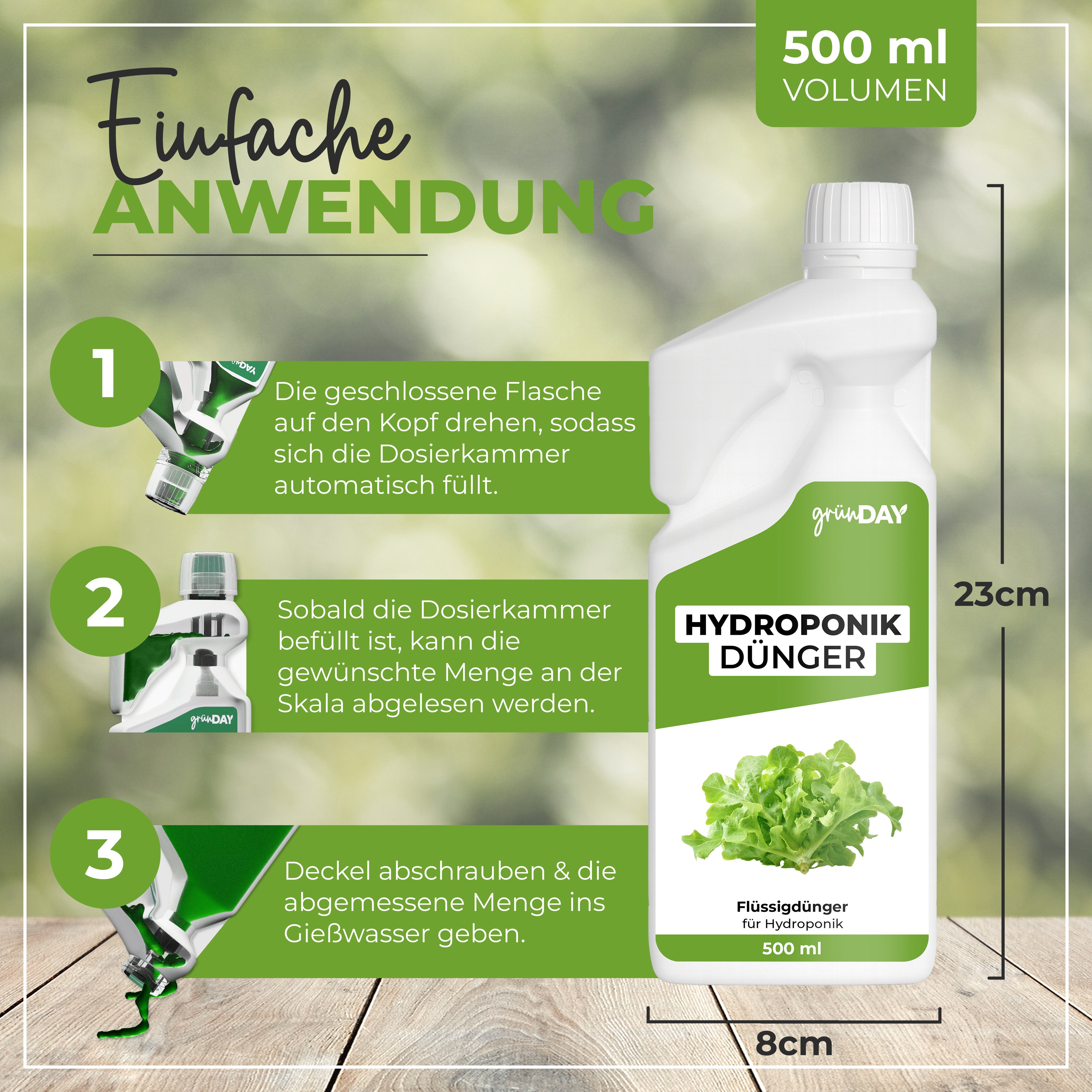Gründay Hydroponik-Dünger – Produktansicht 3