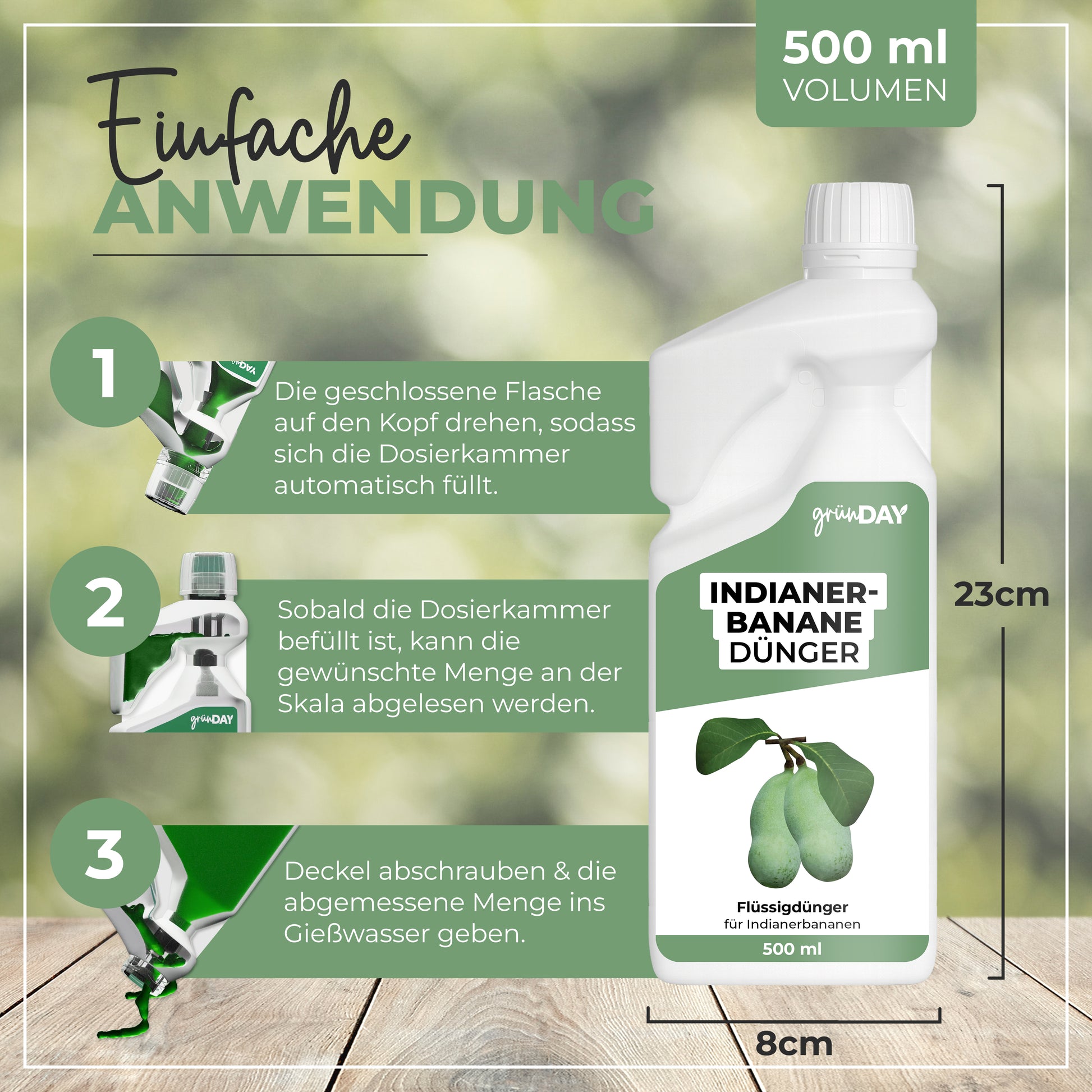 Gründay Indianerbanane Dünger – Produktansicht 3