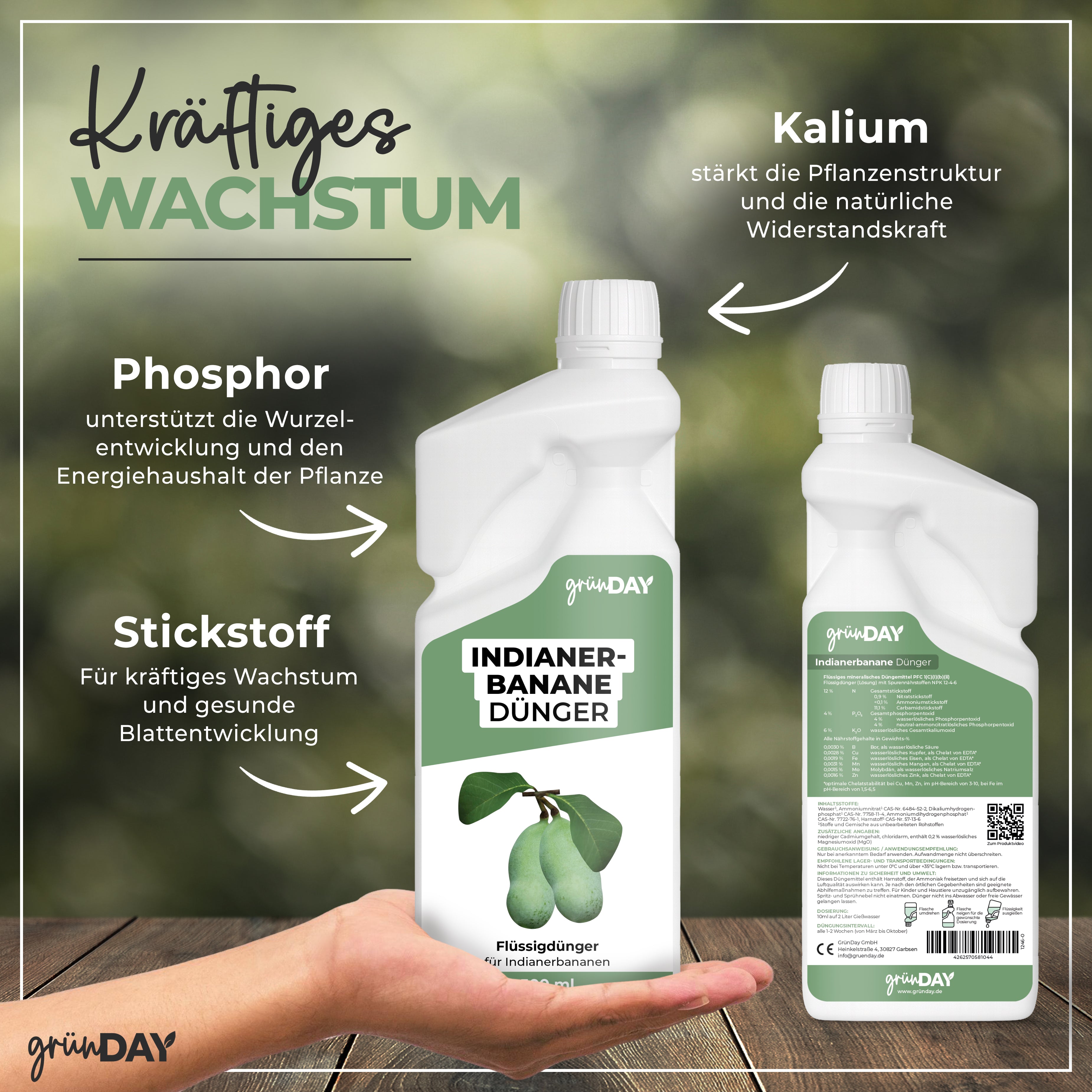 Gründay Indianerbanane Dünger – Produktansicht 4