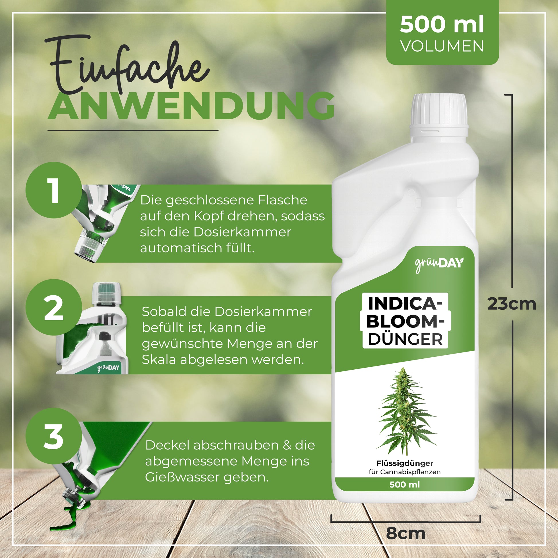 Gründay Indica-Bloom-Dünger – Produktansicht 3
