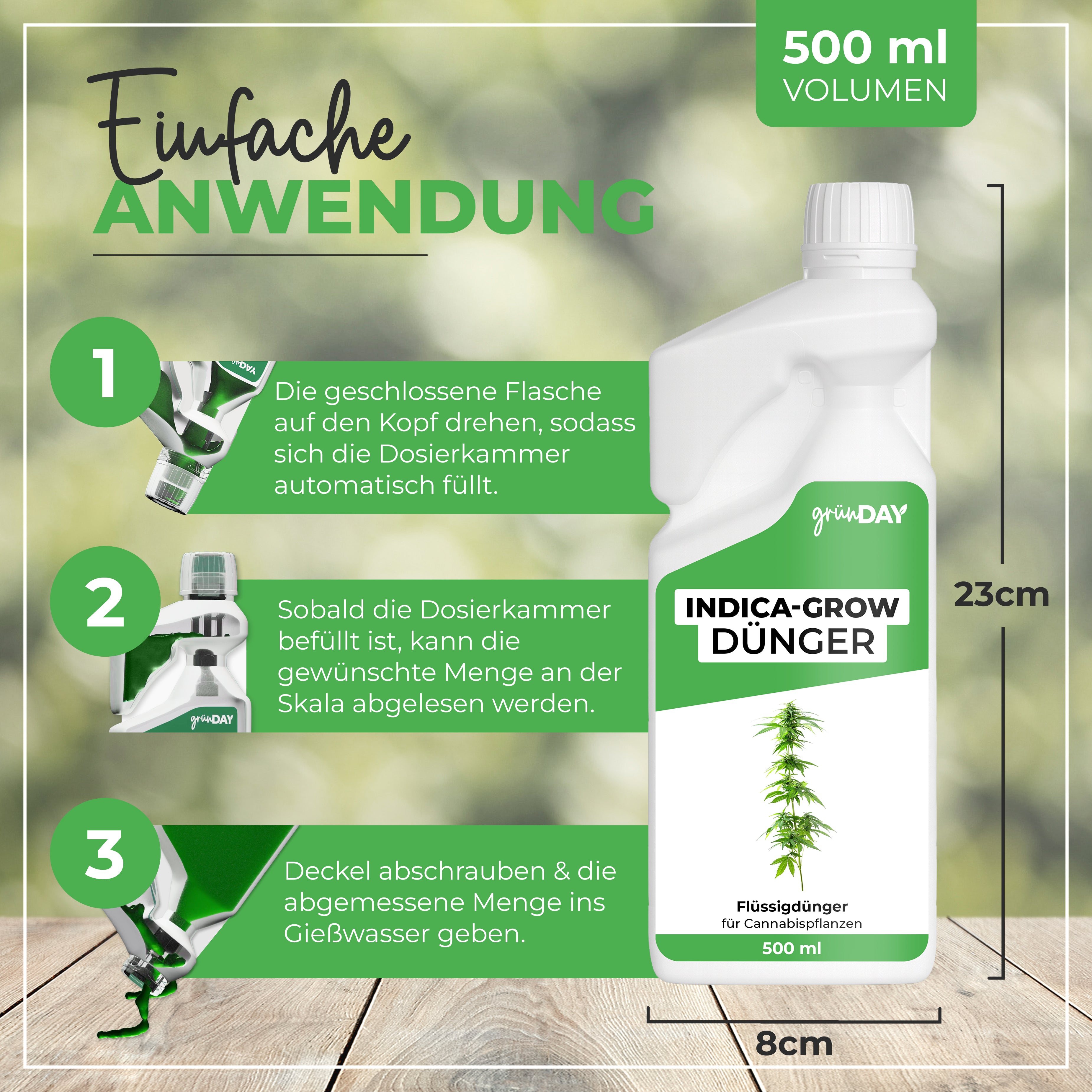 Gründay Indica-Grow-Dünger – Produktansicht 3