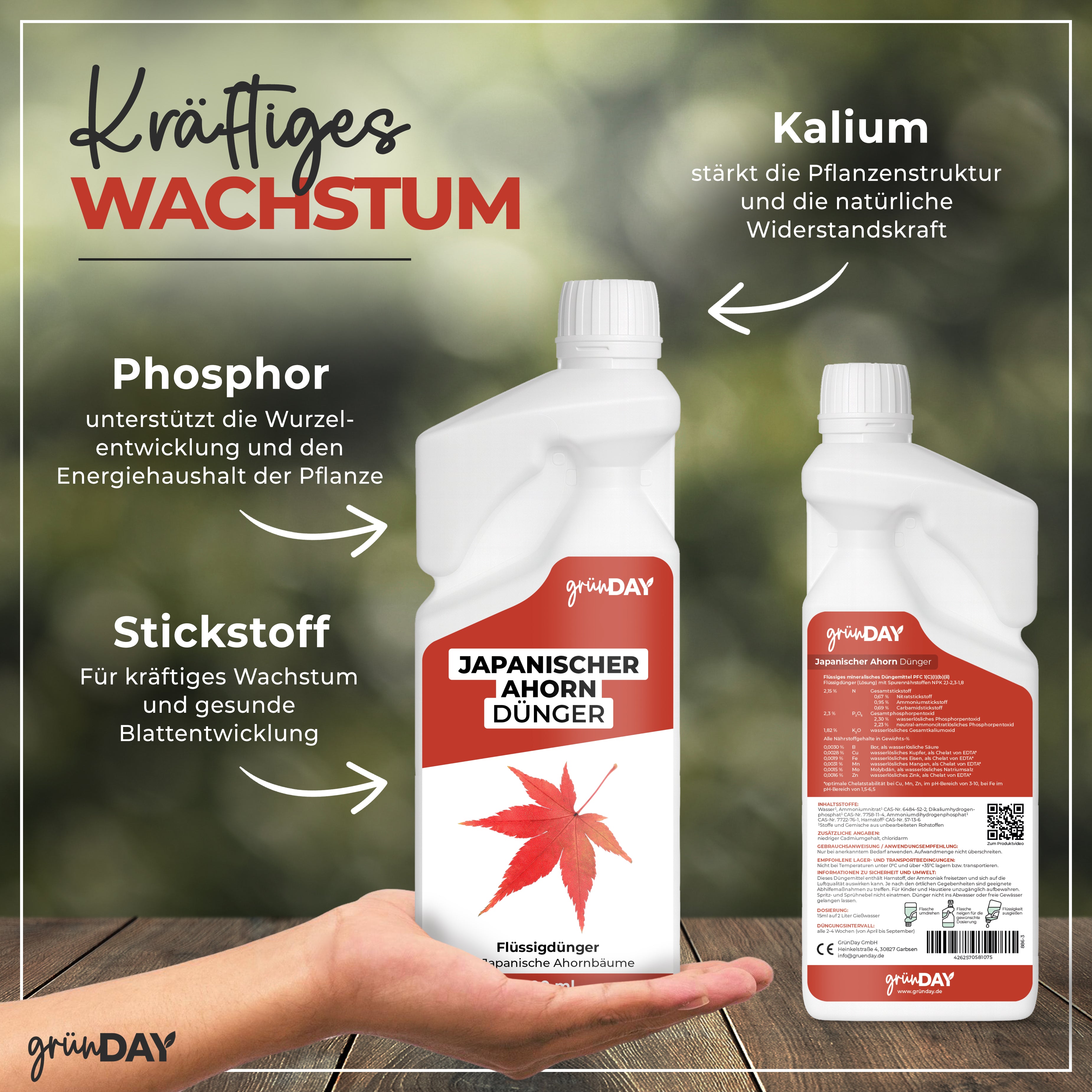 Gründay Japanischer Ahorn Dünger – Produktansicht 4
