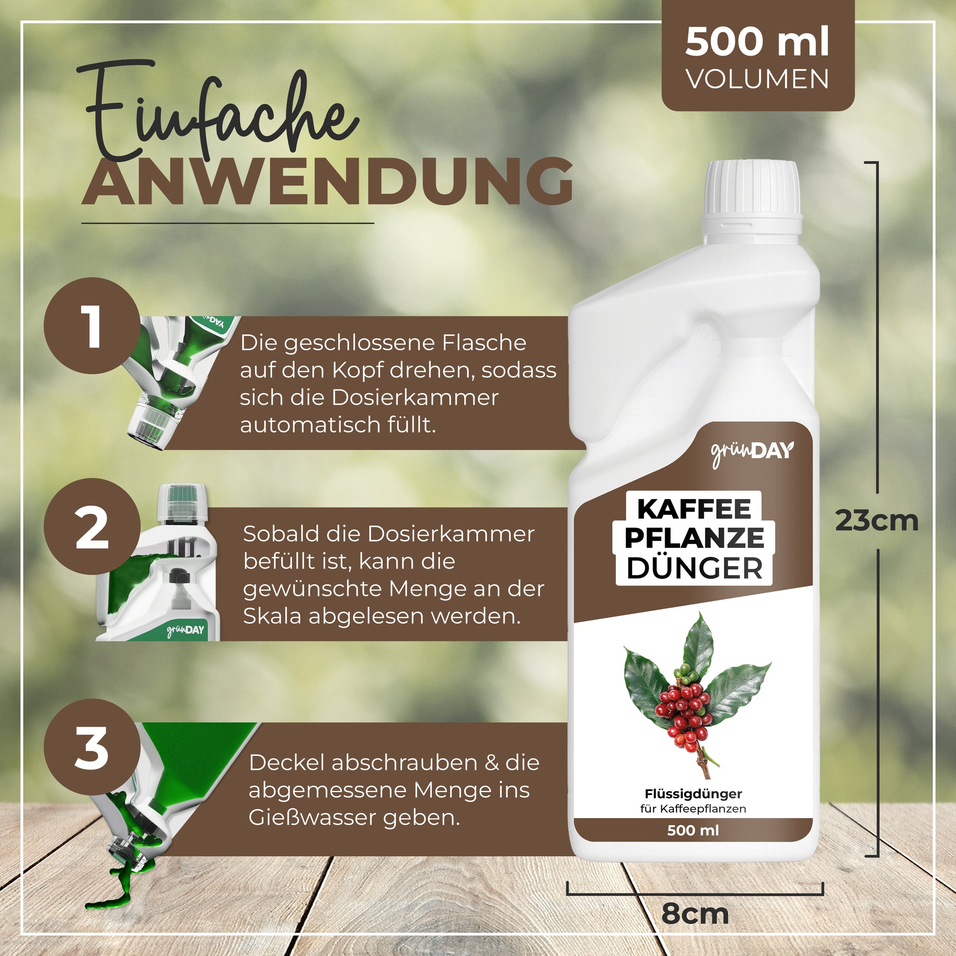 Gründay Kaffeepflanze Dünger – Produktansicht 3