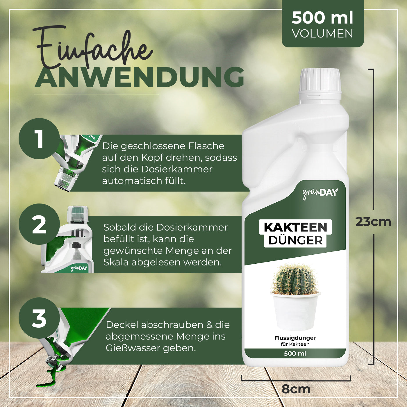 Gründay Kakteendünger – Produktansicht 3