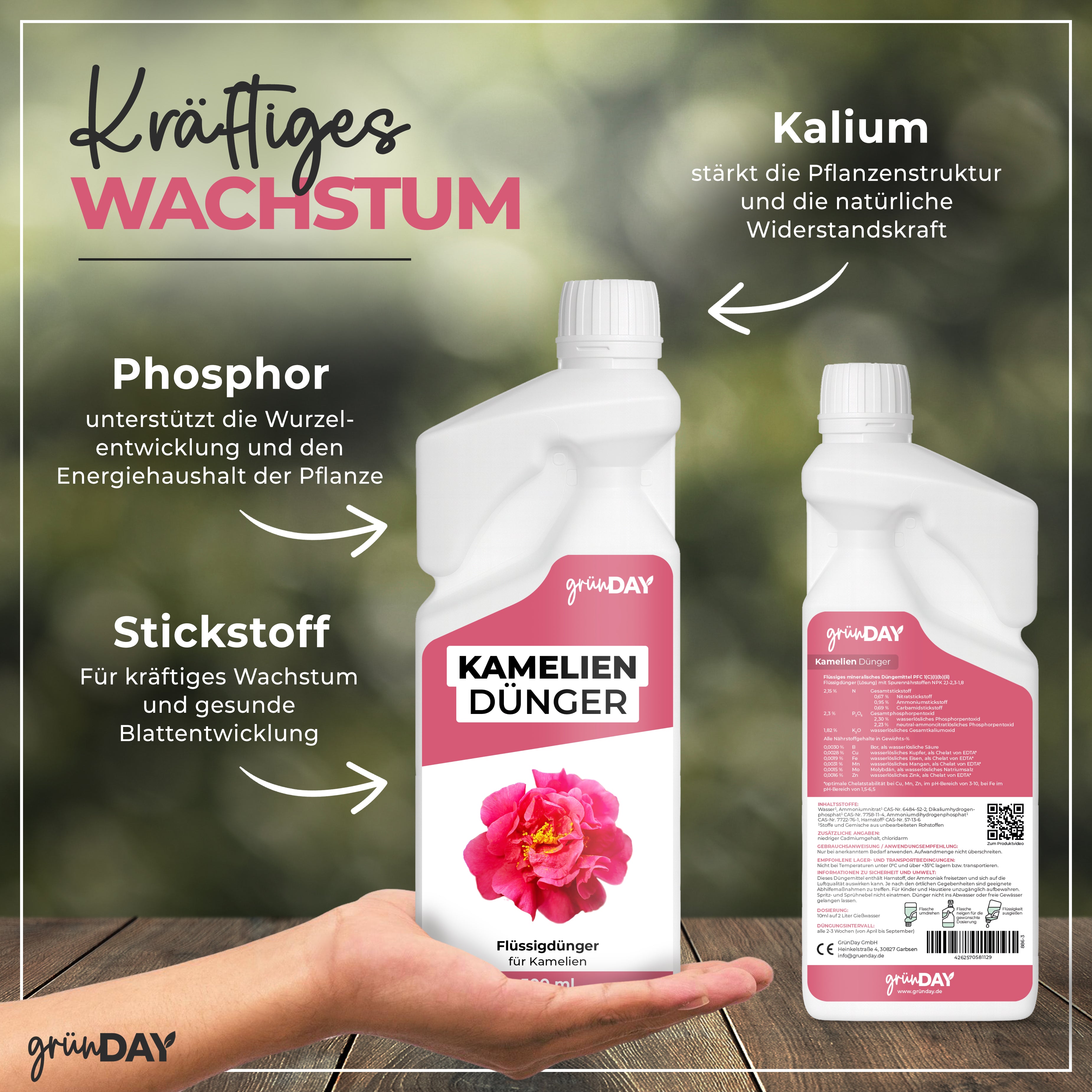 Gründay Kameliendünger – Produktansicht 4