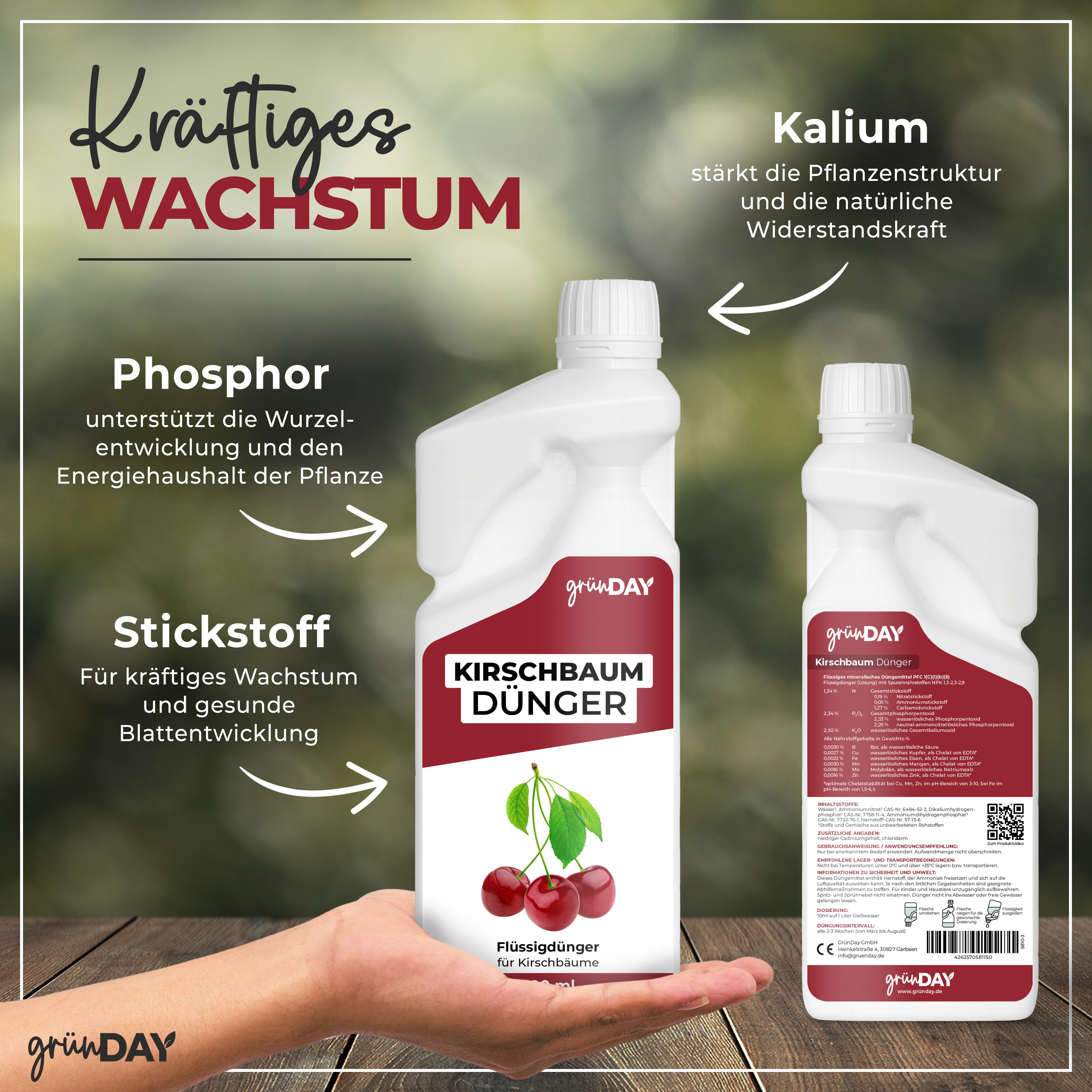 Gründay Kirschbaumdünger – Produktansicht 4