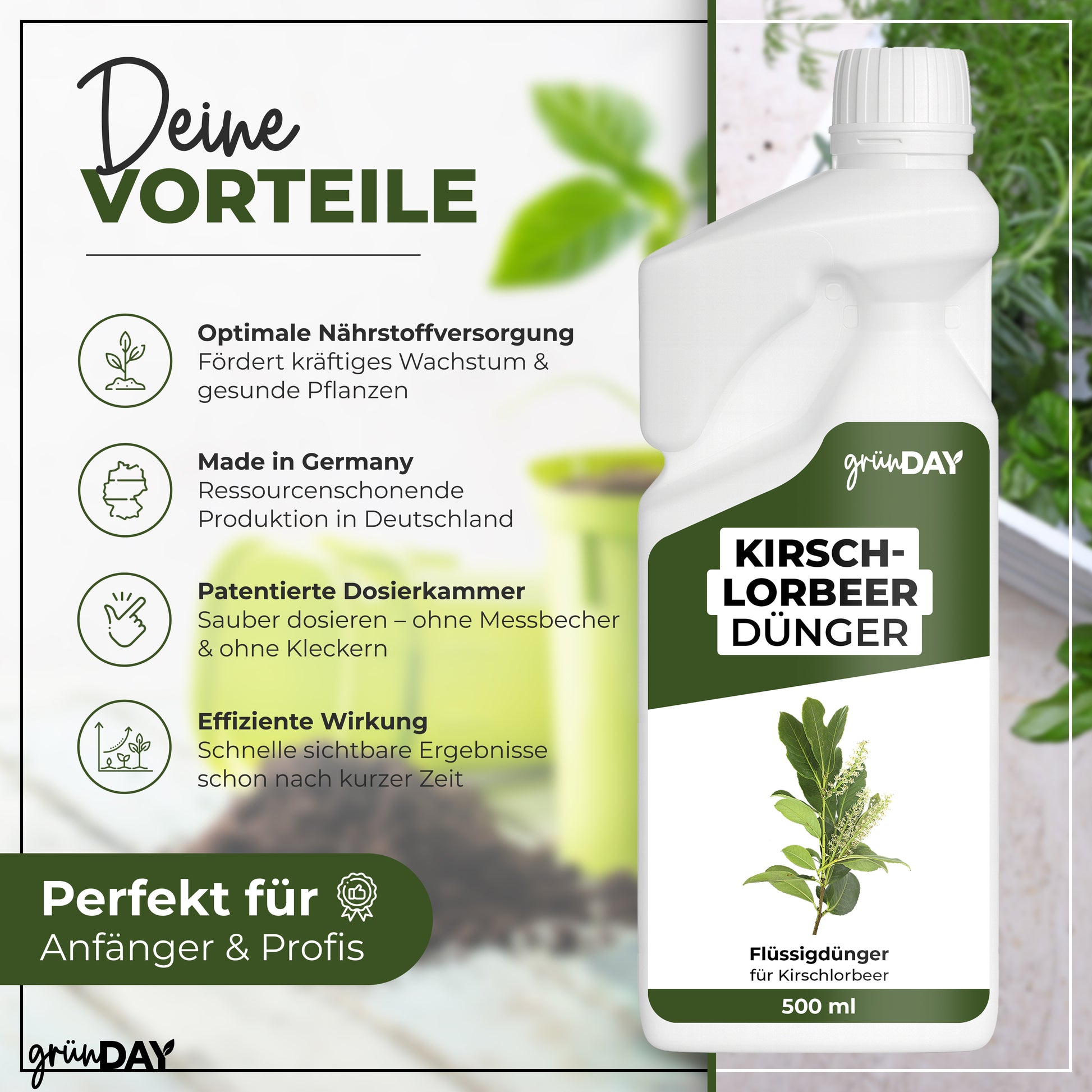 Kirschlorbeer-Flüssigdünger 500 ml