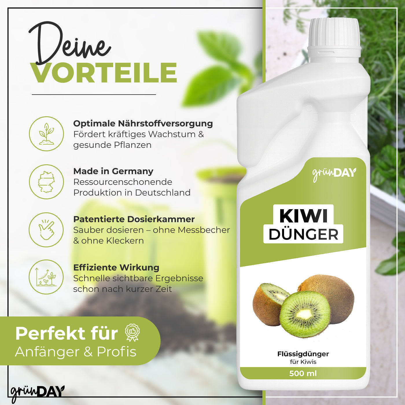 Gründay Kiwidünger – Produktansicht 2