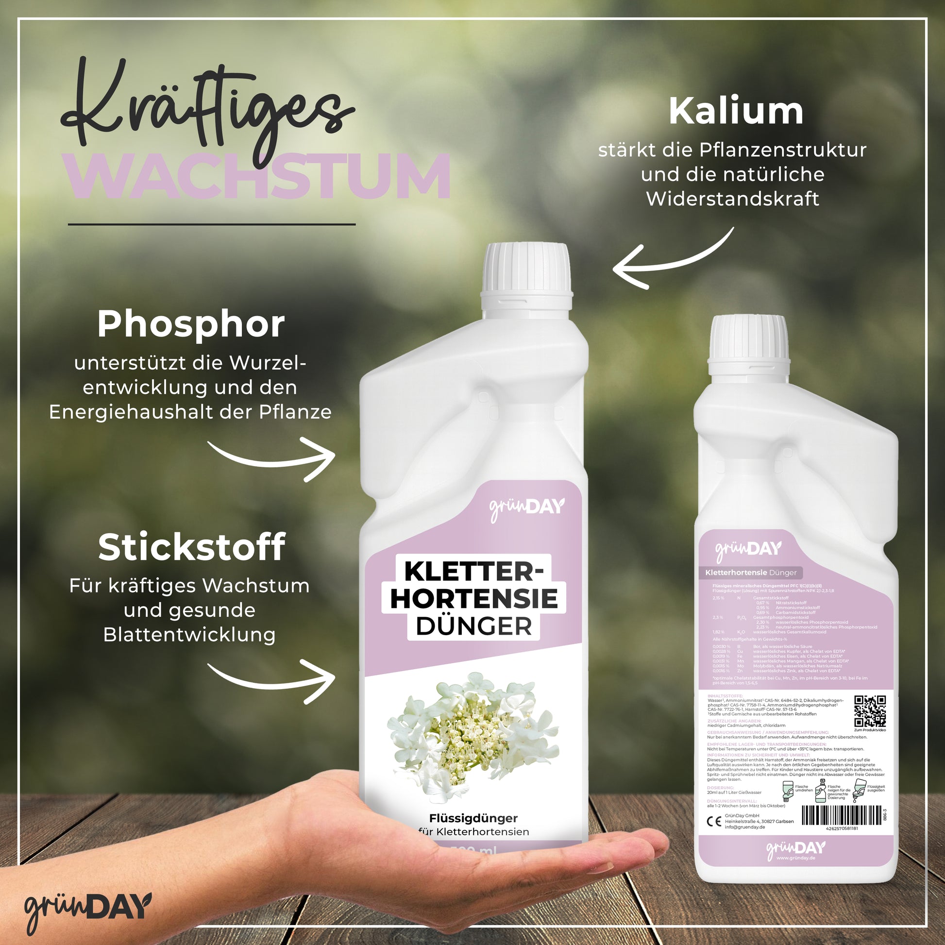 Gründay Kletterhortensie Dünger – Produktansicht 4